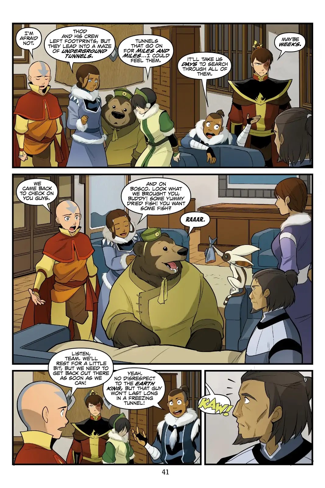 Avatar: The Last Airbender - North and South Chapter 0.6 page 41 - North and South - Part Three