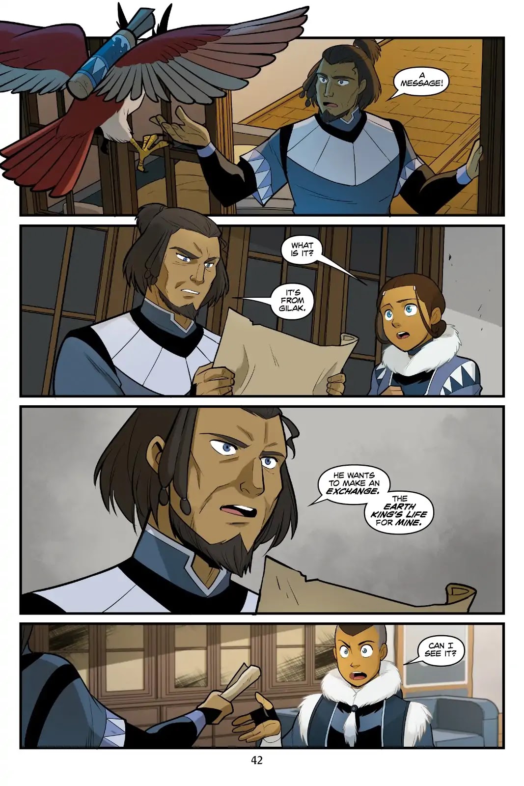 Avatar: The Last Airbender - North and South Chapter 0.6 page 42 - North and South - Part Three