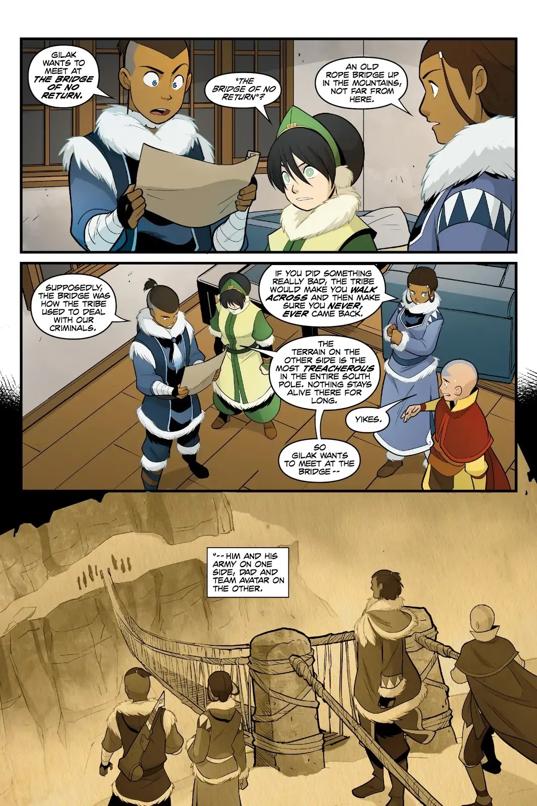 Avatar: The Last Airbender - North and South Chapter 0.6 page 43 - North and South - Part Three