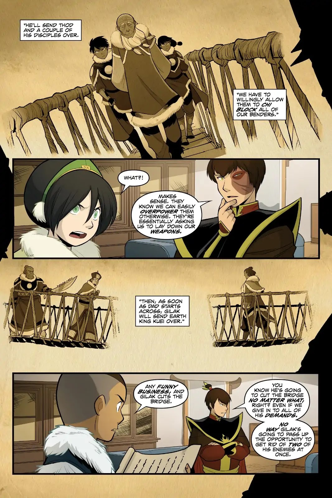 Avatar: The Last Airbender - North and South Chapter 0.6 page 44 - North and South - Part Three