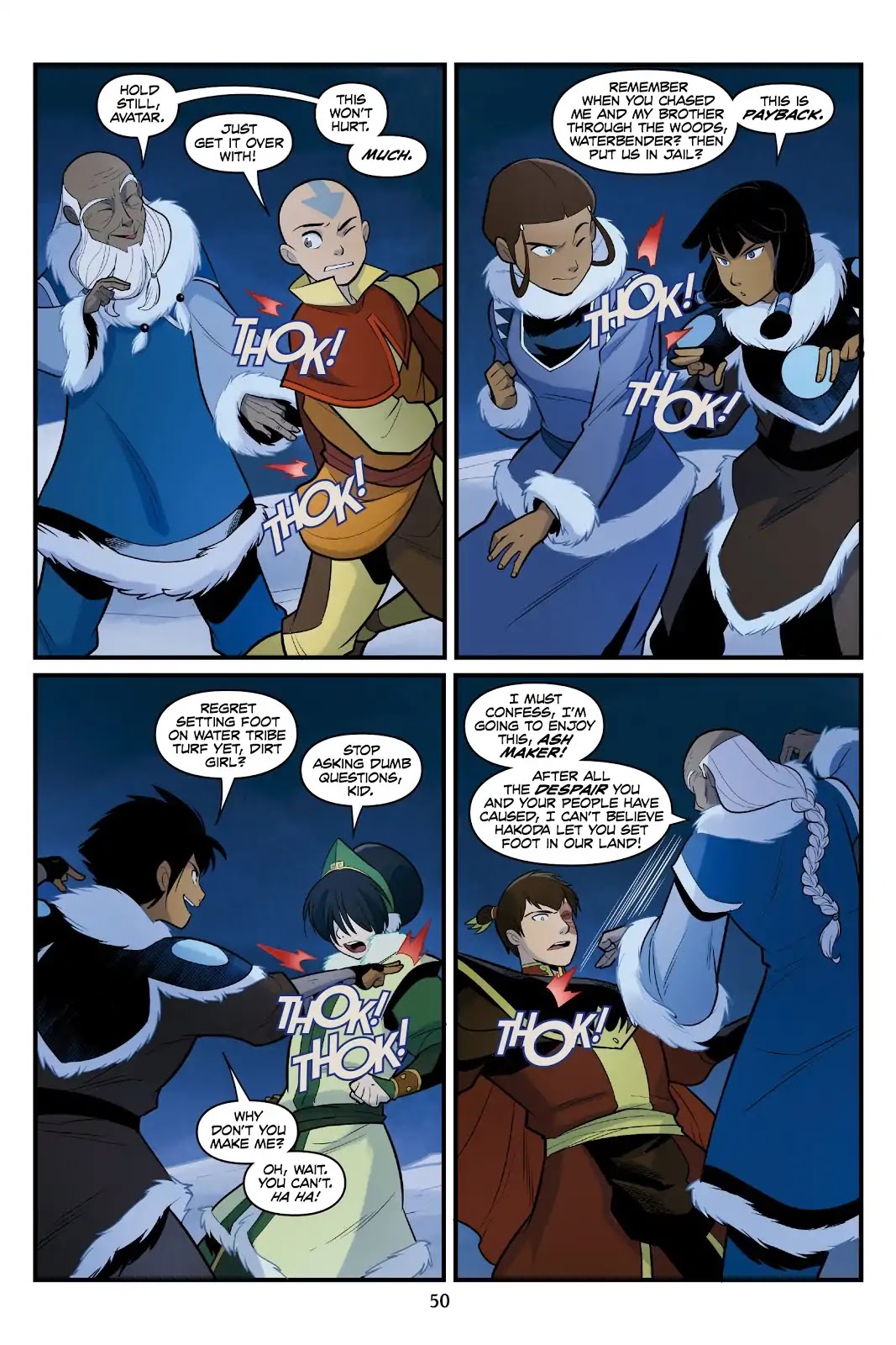 Avatar: The Last Airbender - North and South Chapter 0.6 page 50 - North and South - Part Three