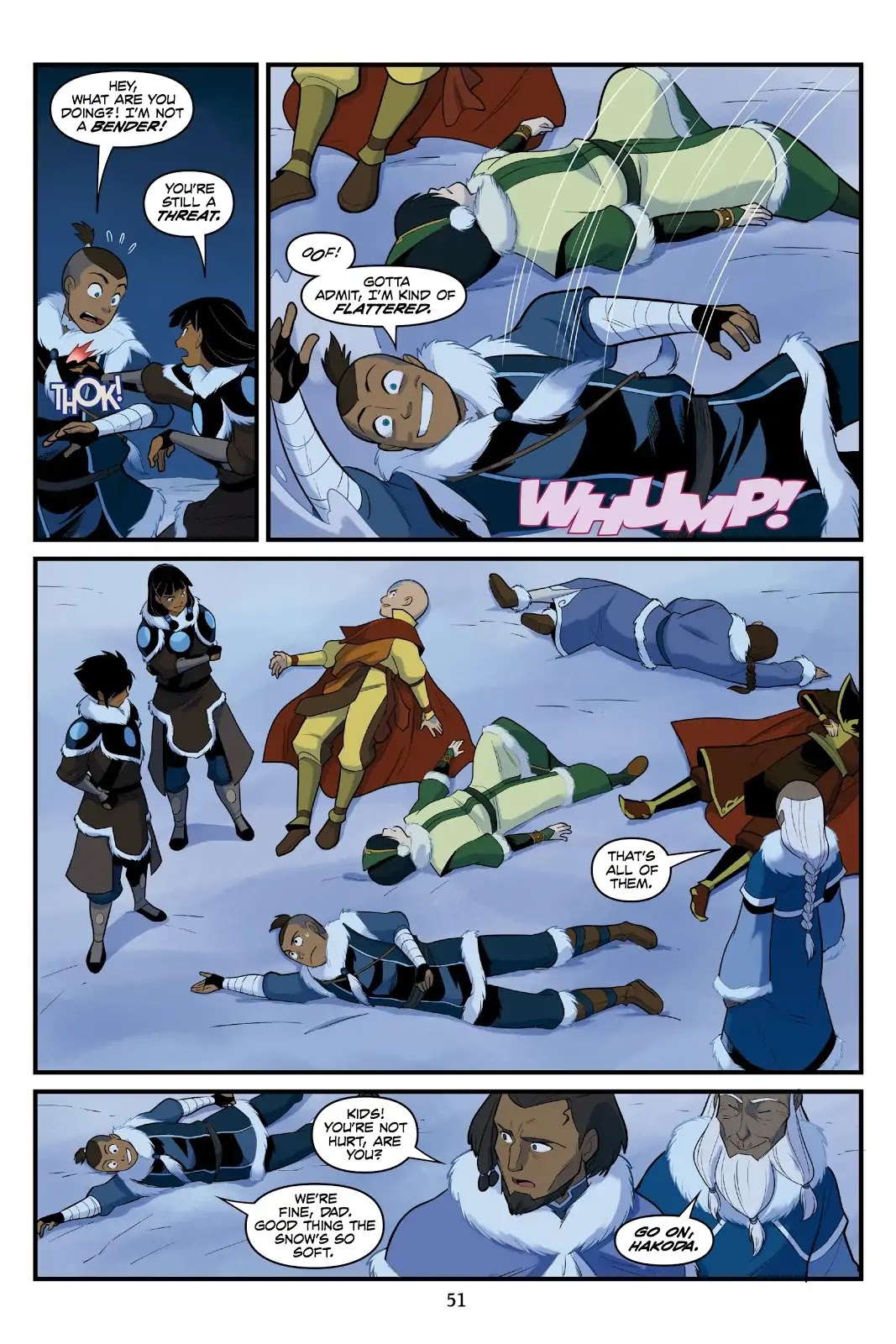 Avatar: The Last Airbender - North and South Chapter 0.6 page 51 - North and South - Part Three