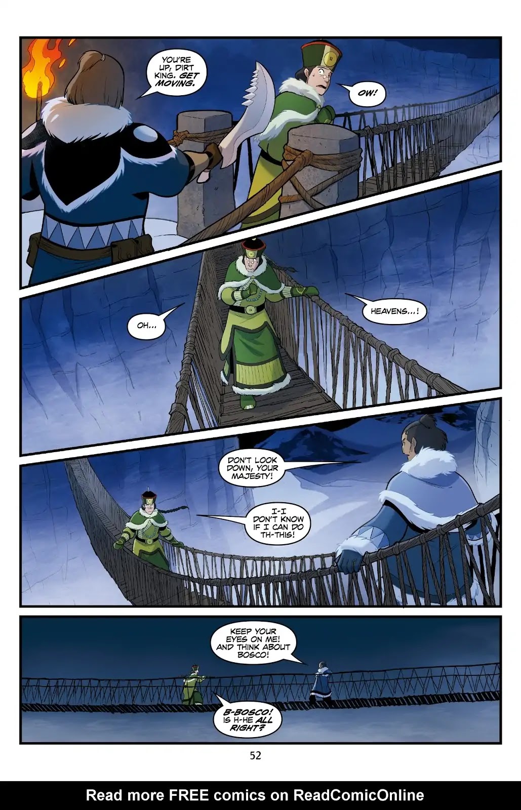 Avatar: The Last Airbender - North and South Chapter 0.6 page 52 - North and South - Part Three