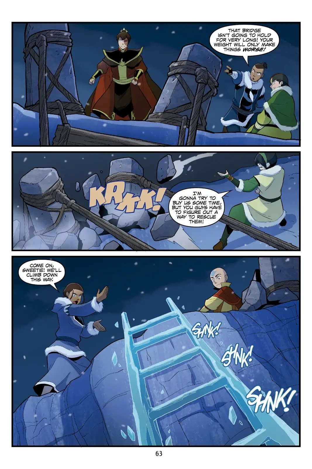 Avatar: The Last Airbender - North and South Chapter 0.6 page 62 - North and South - Part Three