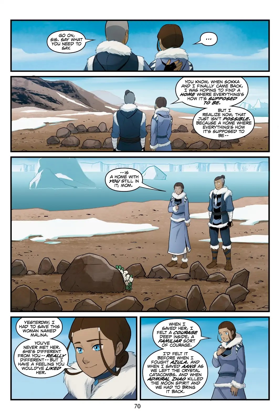 Avatar: The Last Airbender - North and South Chapter 0.6 page 69 - North and South - Part Three