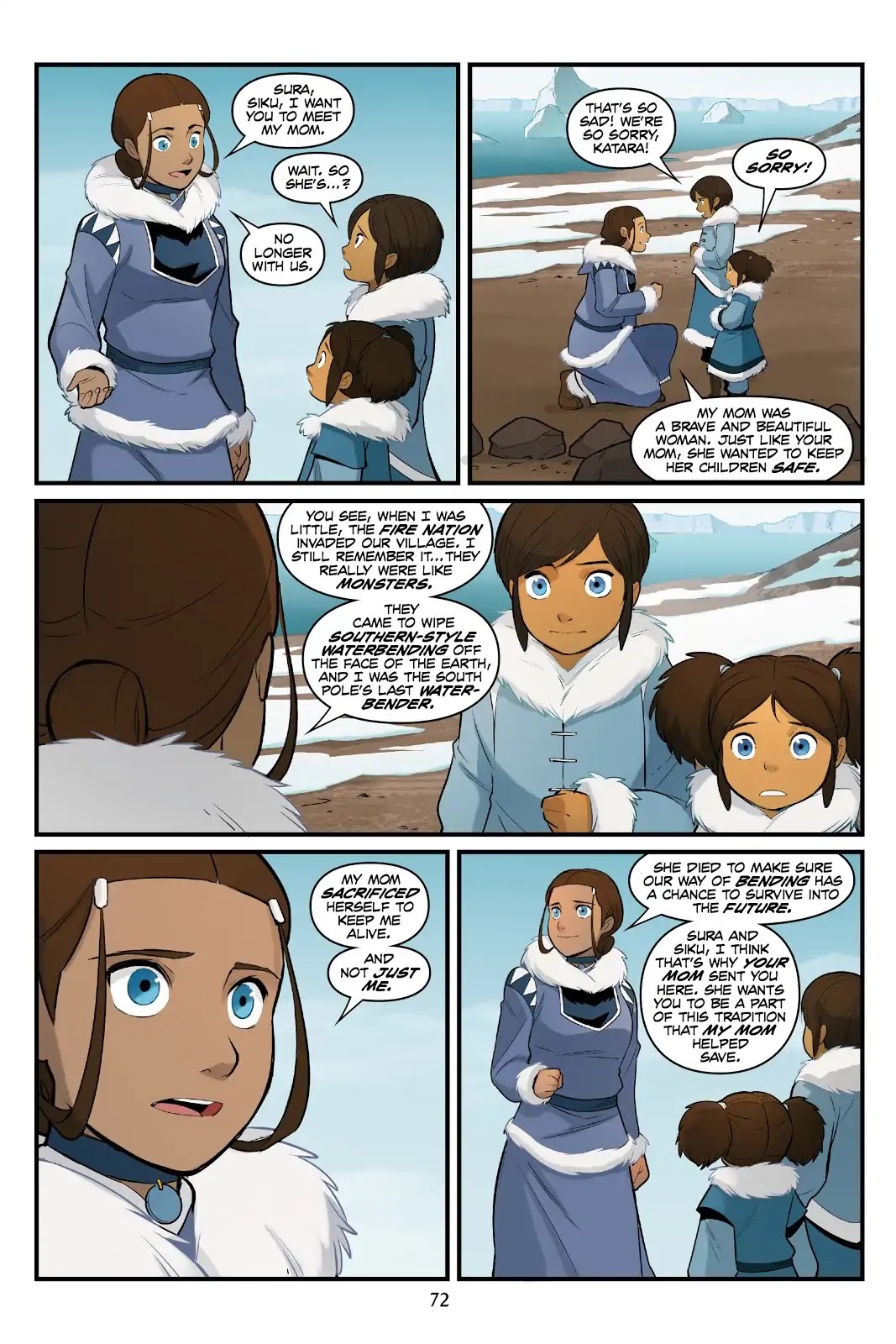 Avatar: The Last Airbender - North and South Chapter 0.6 page 71 - North and South - Part Three