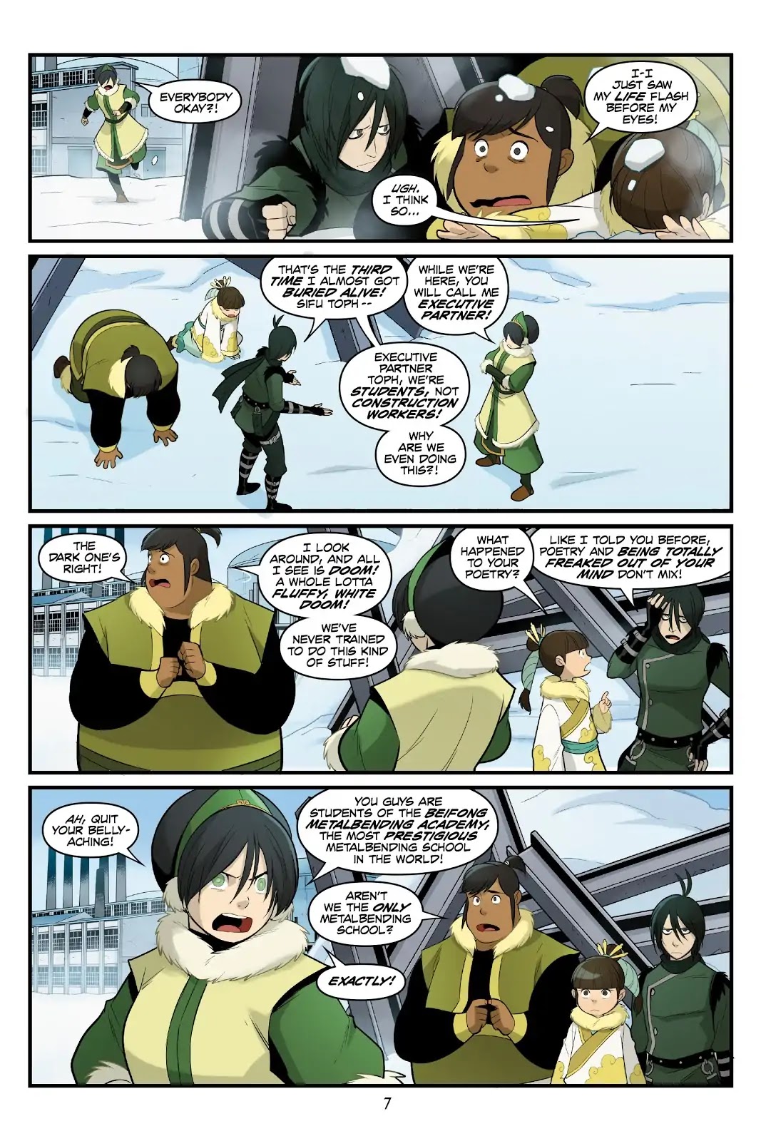 Avatar: The Last Airbender - North and South Chapter 0.6 page 8 - North and South - Part Three