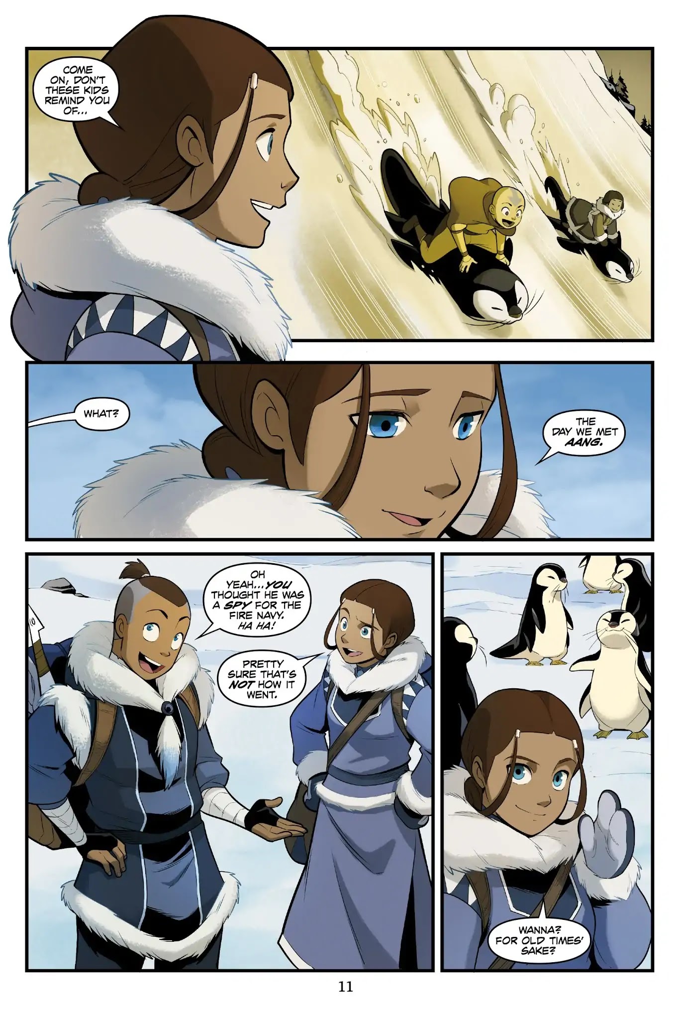 Avatar: The Last Airbender - North and South Chapter 0 page 12 - North and South - Part One