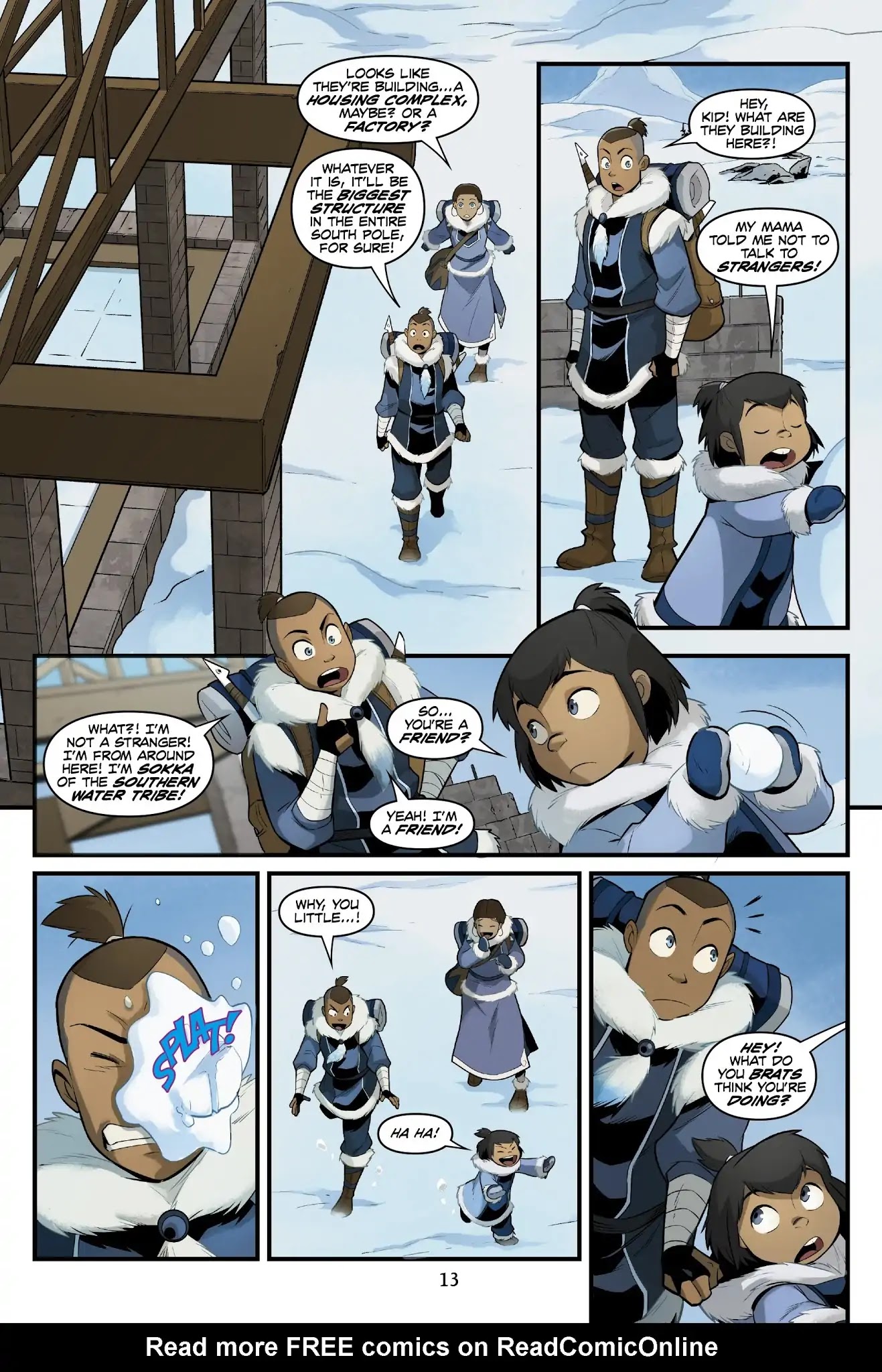 Avatar: The Last Airbender - North and South Chapter 0 page 14 - North and South - Part One