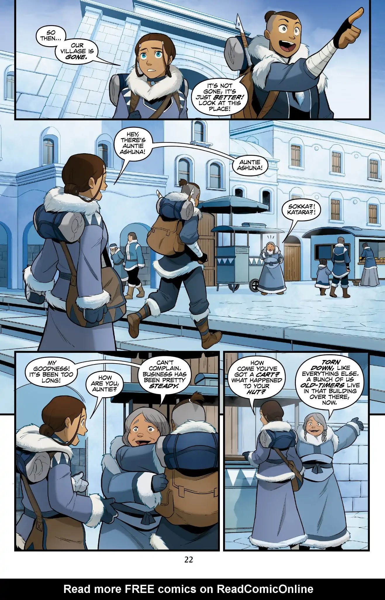 Avatar: The Last Airbender - North and South Chapter 0 page 22 - North and South - Part One