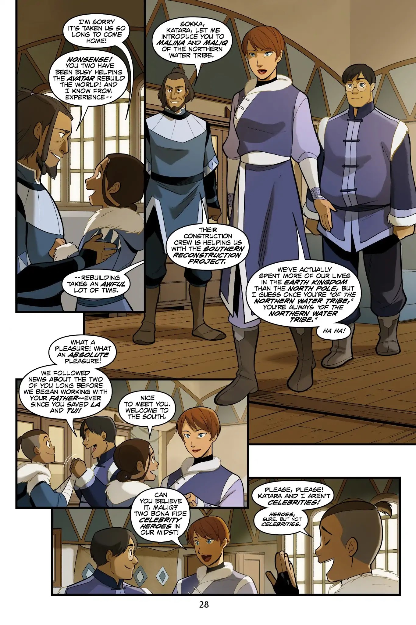 Avatar: The Last Airbender - North and South Chapter 0 page 28 - North and South - Part One