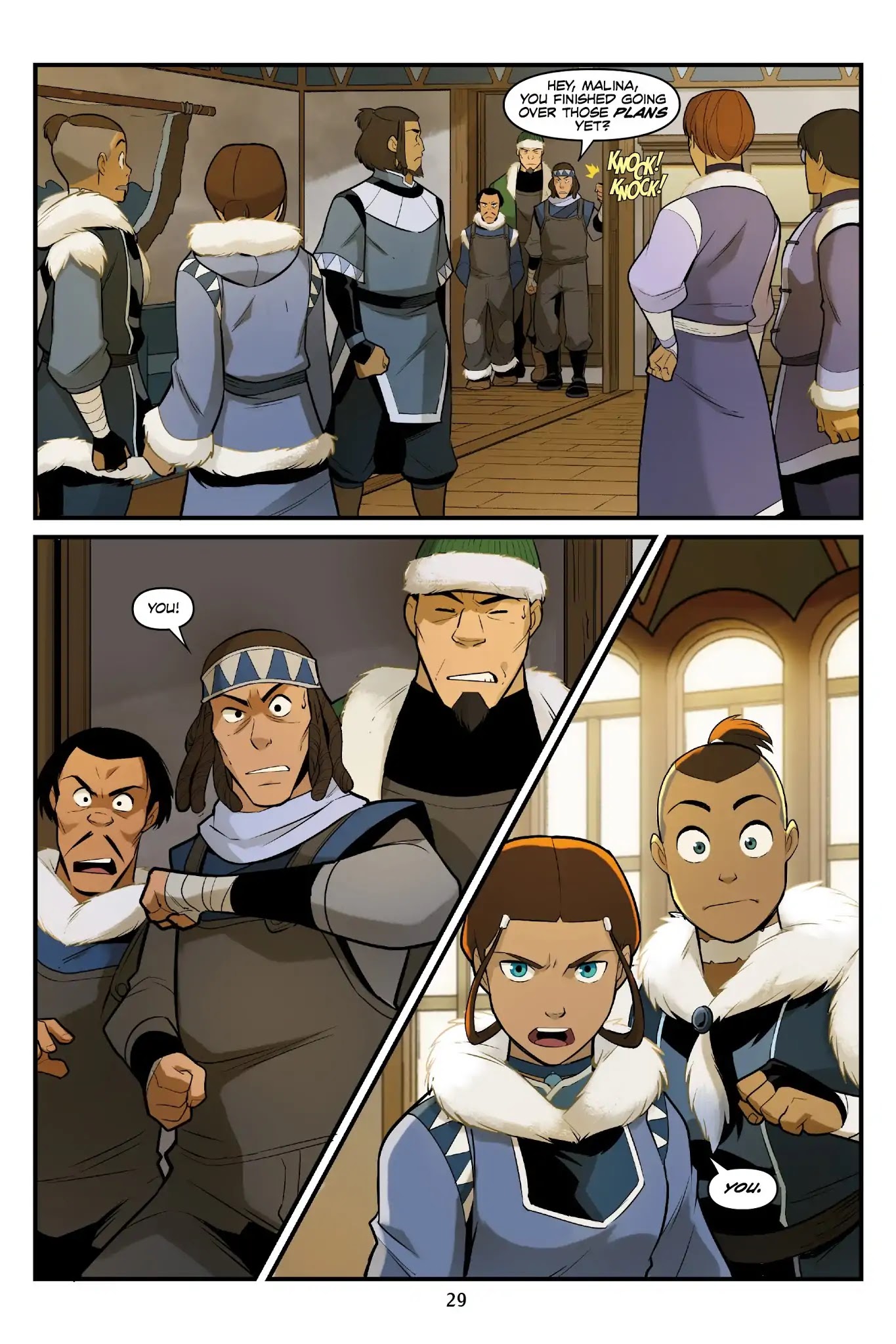 Avatar: The Last Airbender - North and South Chapter 0 page 29 - North and South - Part One