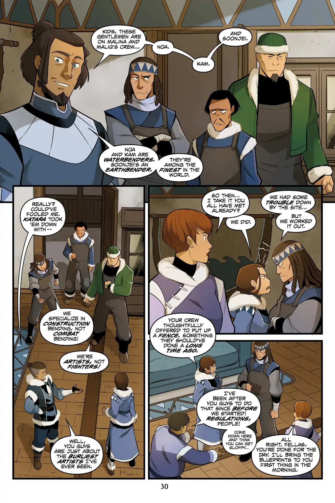 Avatar: The Last Airbender - North and South Chapter 0 page 30 - North and South - Part One