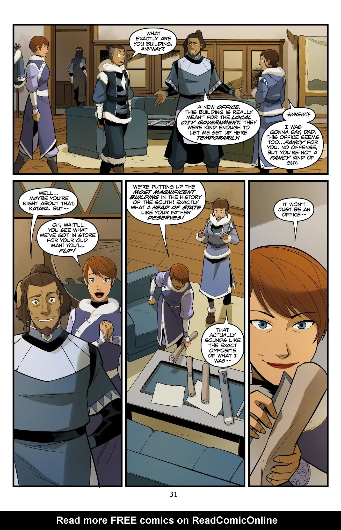 Avatar: The Last Airbender - North and South Chapter 0 page 31 - North and South - Part One