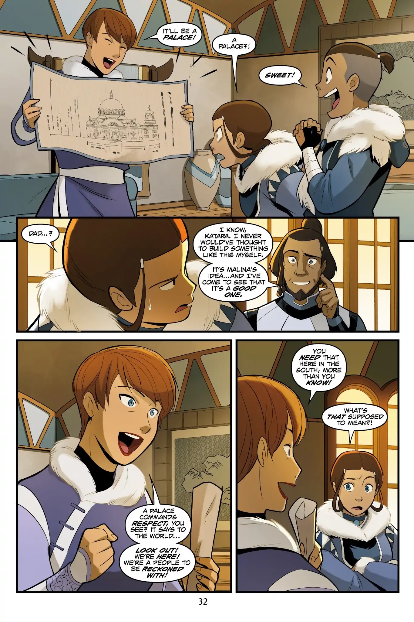Avatar: The Last Airbender - North and South Chapter 0 page 32 - North and South - Part One