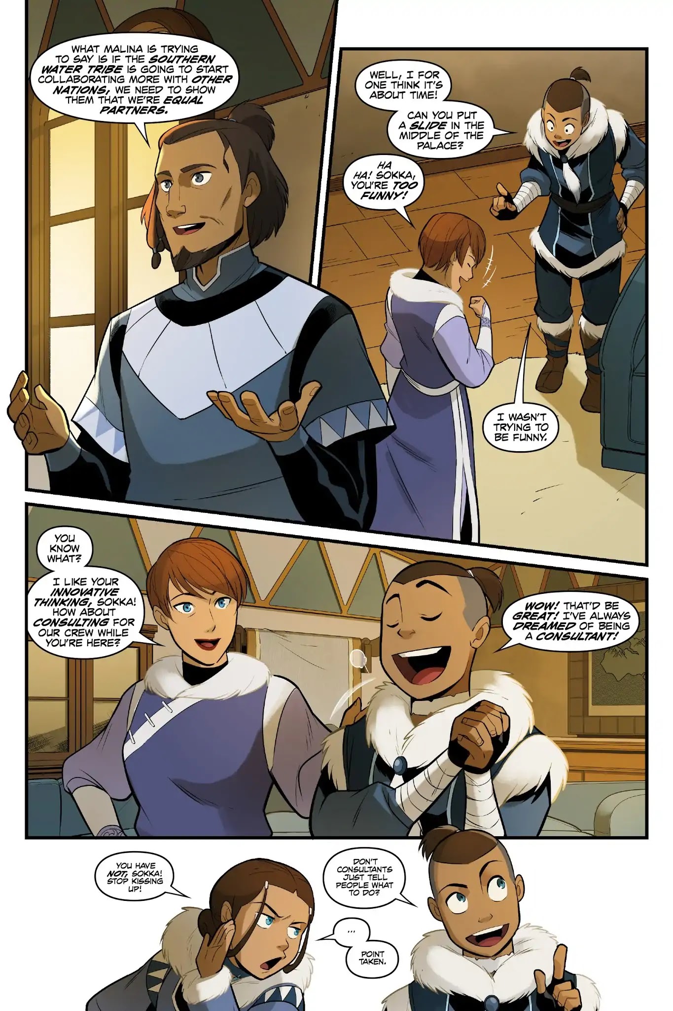 Avatar: The Last Airbender - North and South Chapter 0 page 33 - North and South - Part One