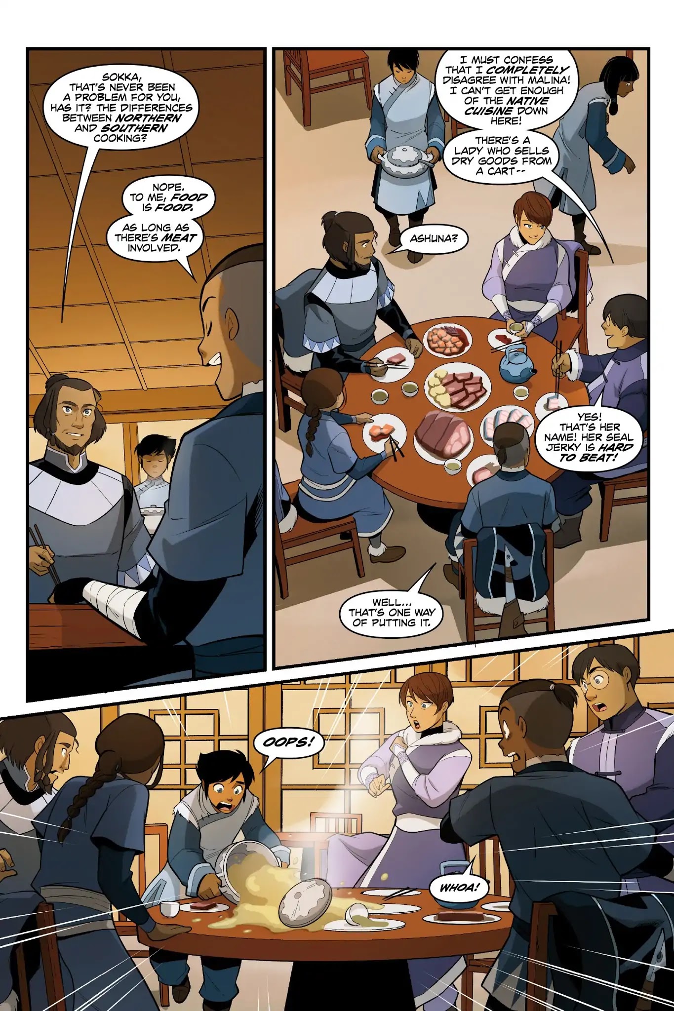 Avatar: The Last Airbender - North and South Chapter 0 page 36 - North and South - Part One