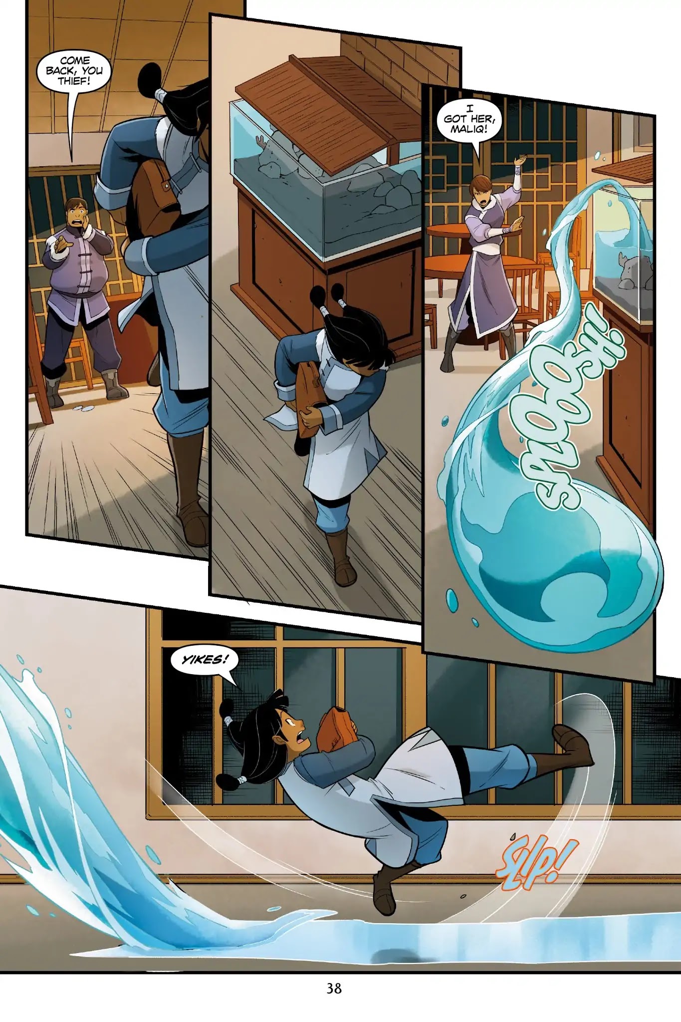 Avatar: The Last Airbender - North and South Chapter 0 page 38 - North and South - Part One