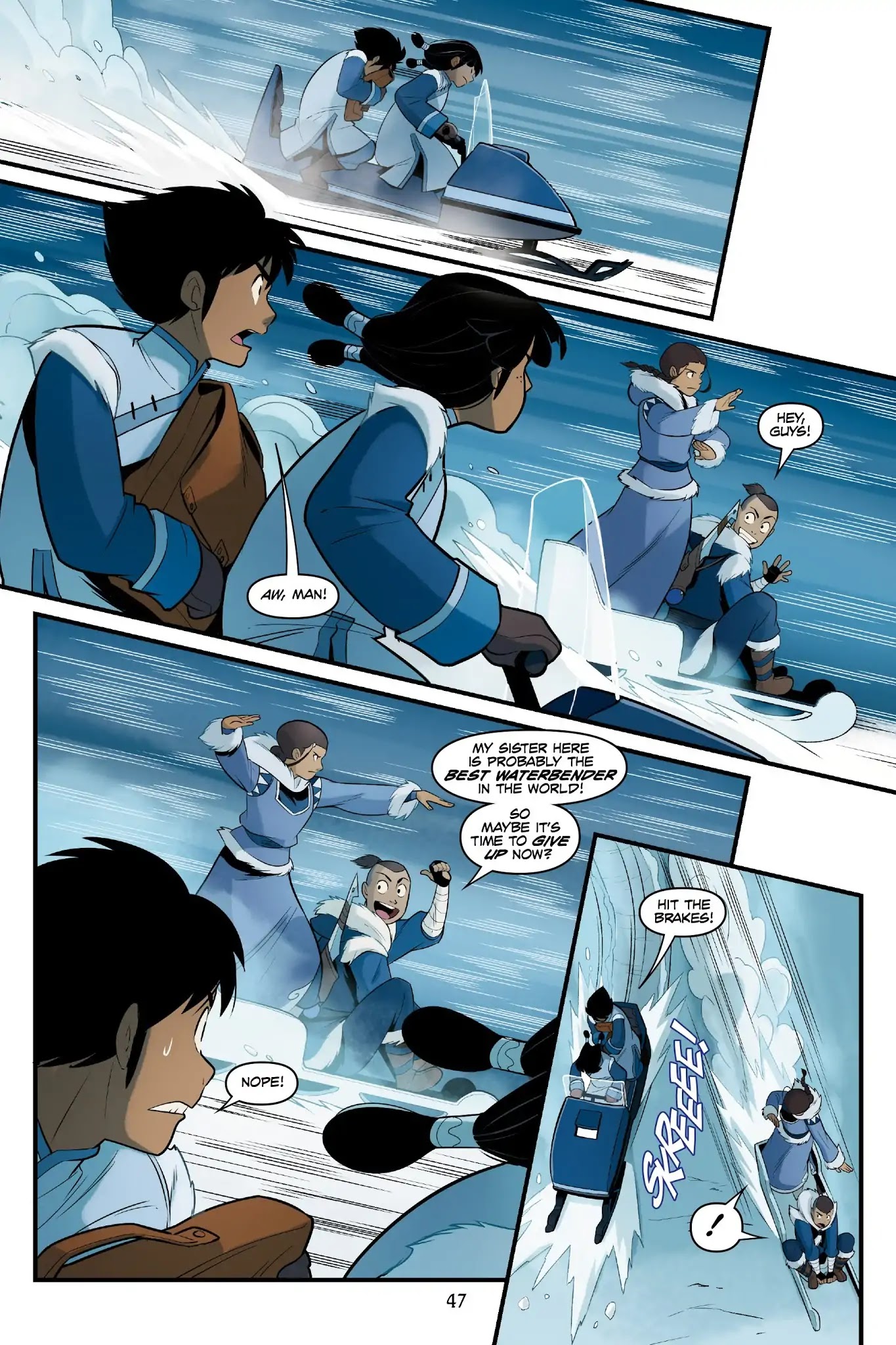 Avatar: The Last Airbender - North and South Chapter 0 page 47 - North and South - Part One