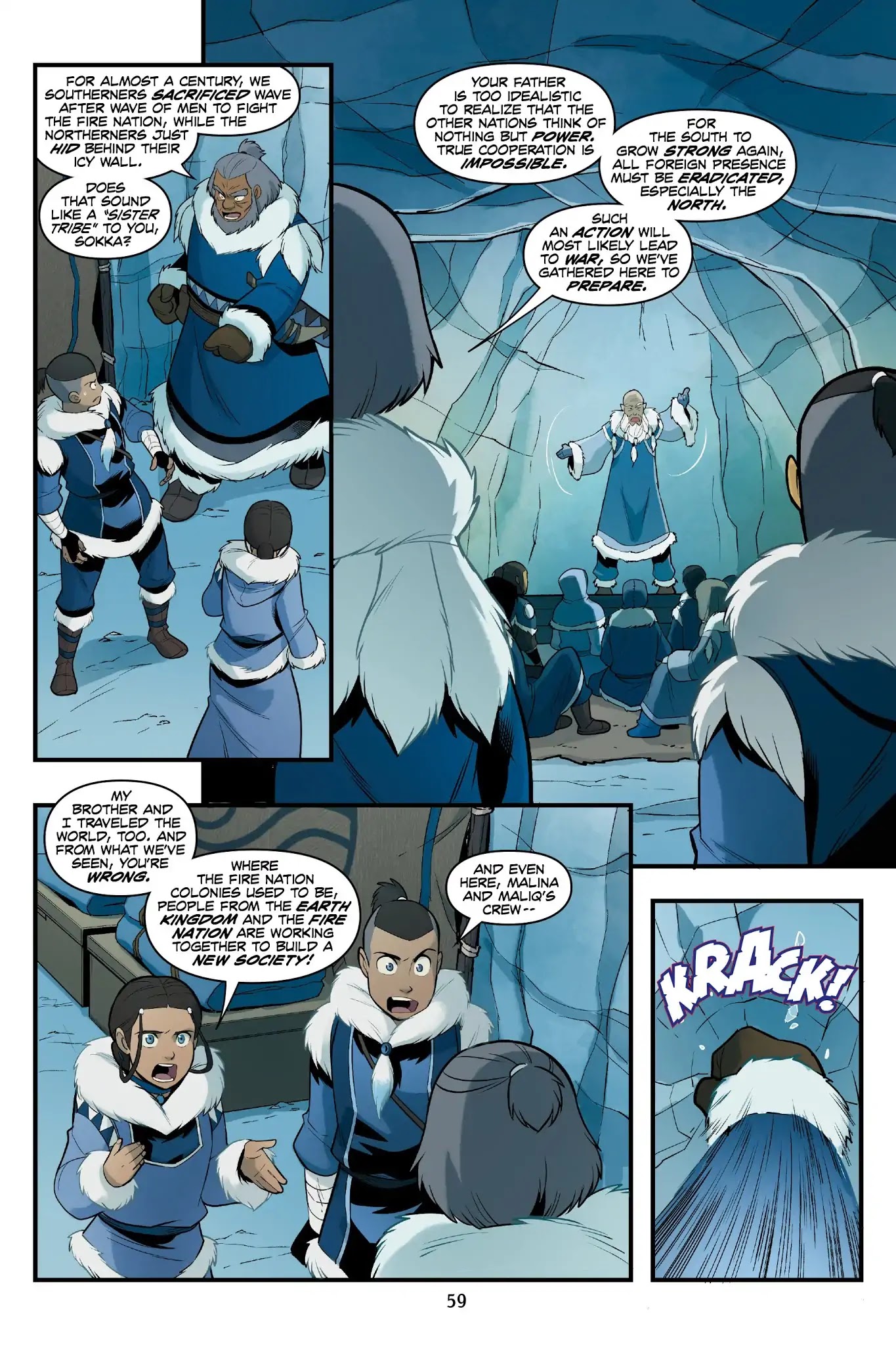 Avatar: The Last Airbender - North and South Chapter 0 page 58 - North and South - Part One
