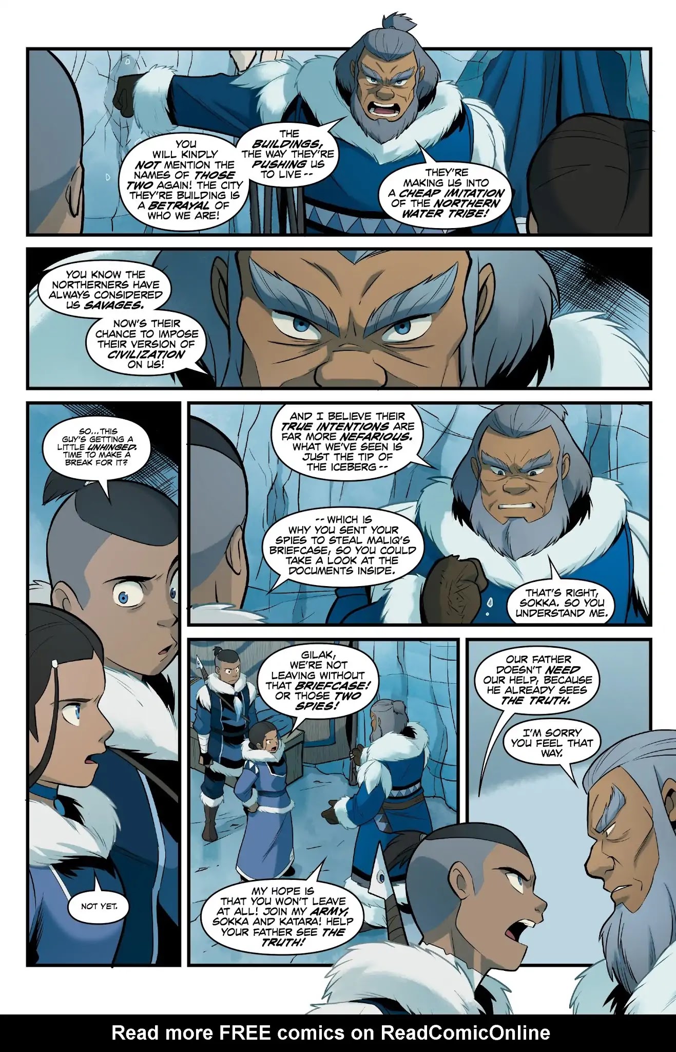 Avatar: The Last Airbender - North and South Chapter 0 page 59 - North and South - Part One
