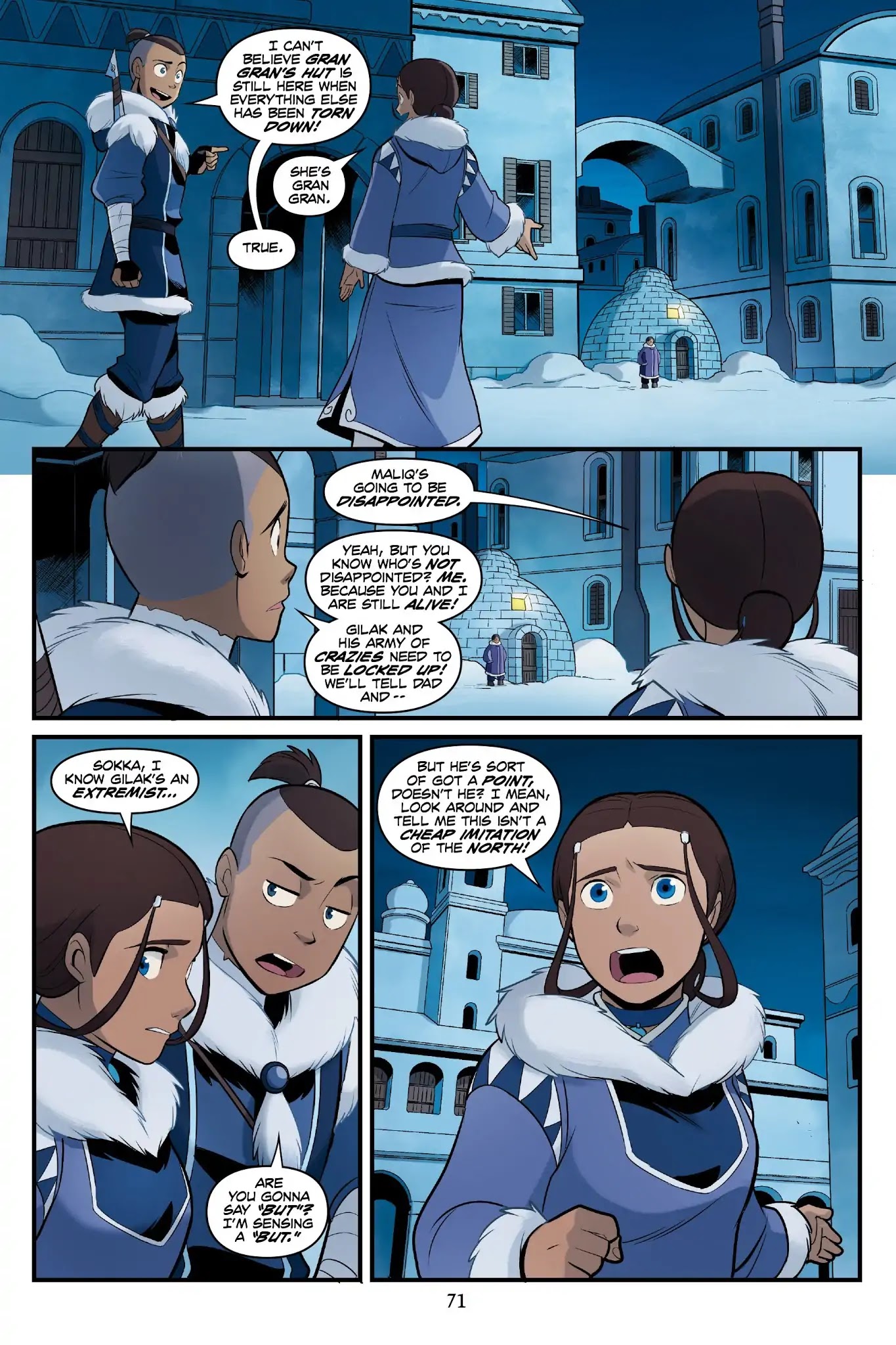 Avatar: The Last Airbender - North and South Chapter 0 page 70 - North and South - Part One