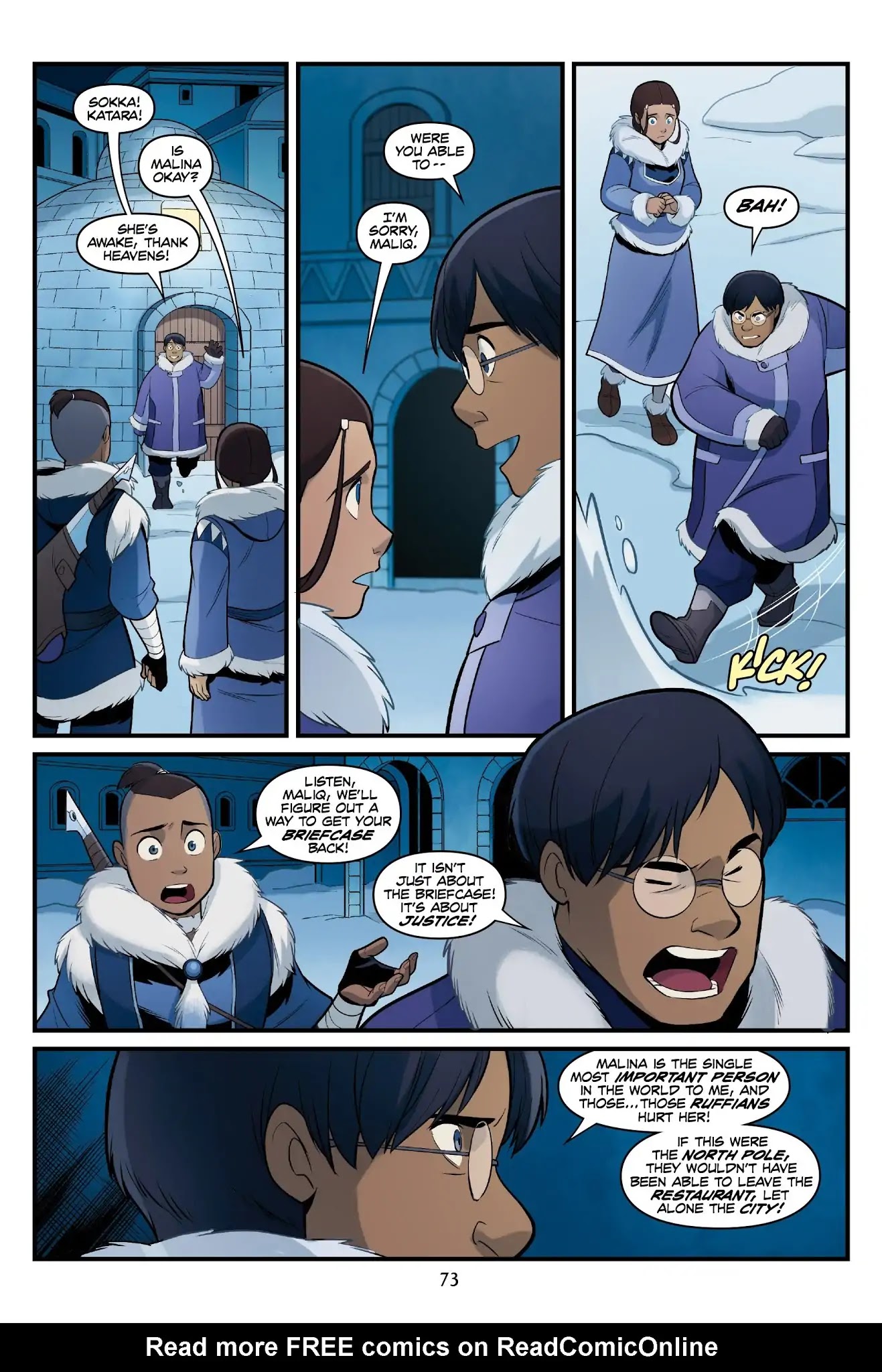 Avatar: The Last Airbender - North and South Chapter 0 page 72 - North and South - Part One