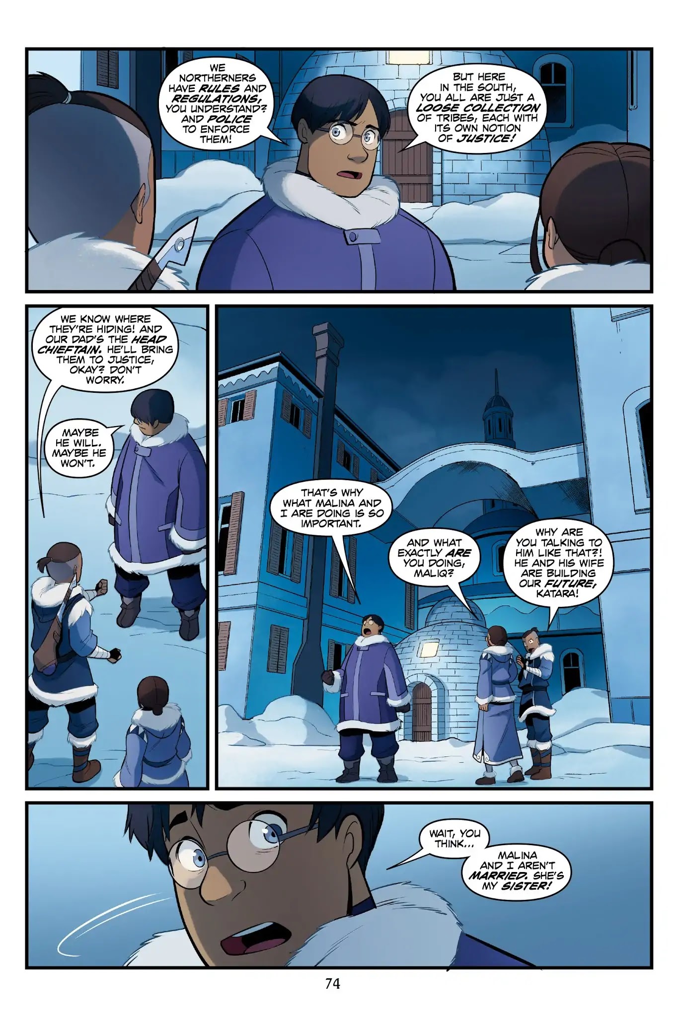Avatar: The Last Airbender - North and South Chapter 0 page 73 - North and South - Part One