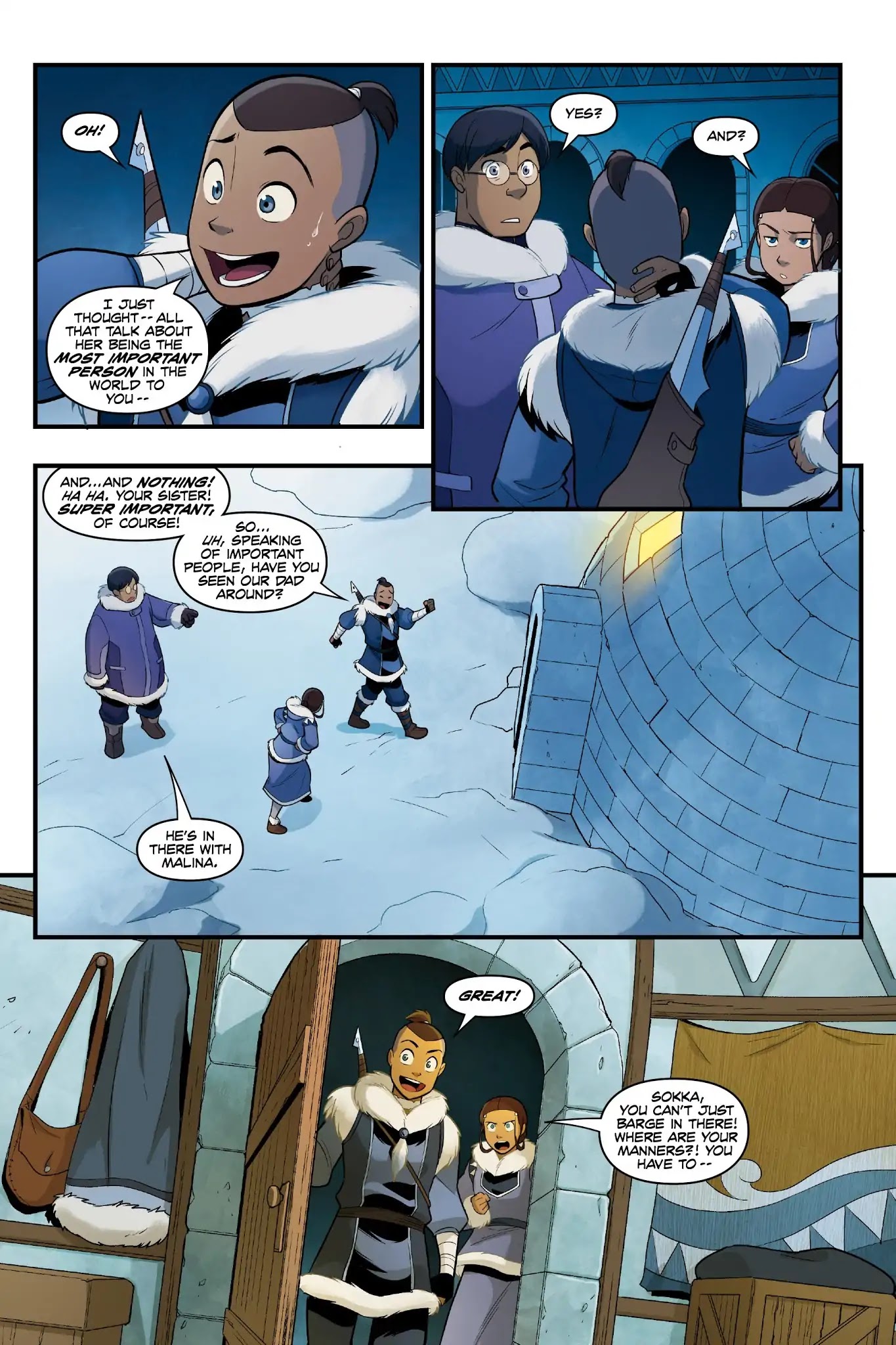 Avatar: The Last Airbender - North and South Chapter 0 page 74 - North and South - Part One