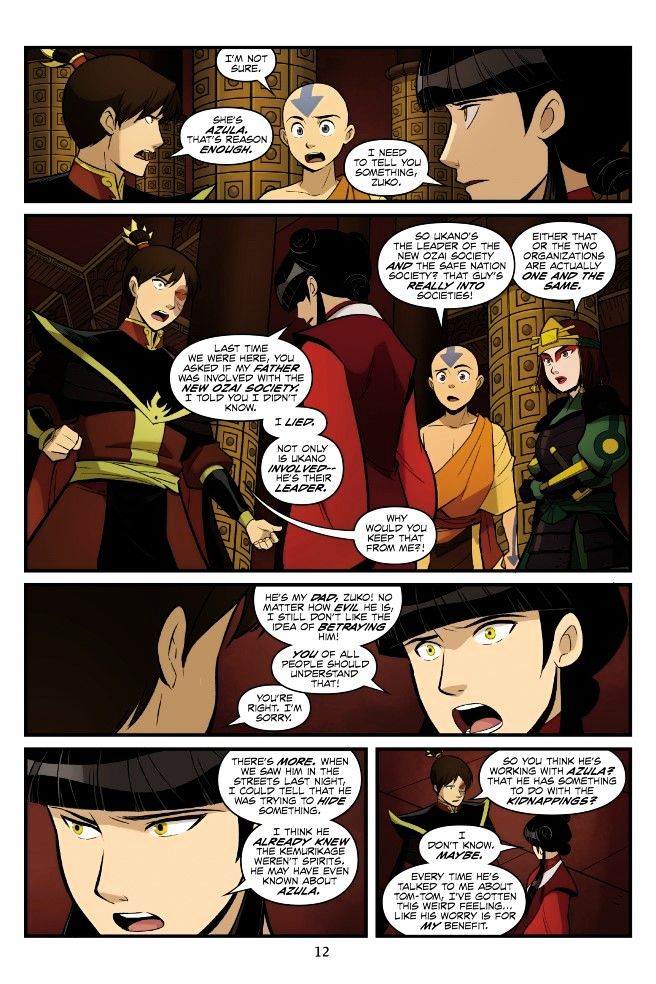 Avatar: The Last Airbender - Smoke and Shadow Chapter 3 page 13 - Chapter 3
