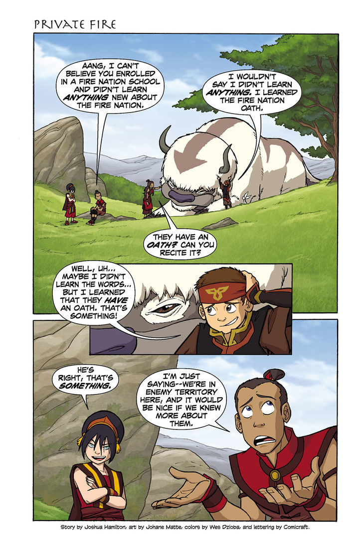 Avatar: The Last Airbender - The Lost Adventures Chapter 3 page 4 - Chapter 3 : Book Three: Fire