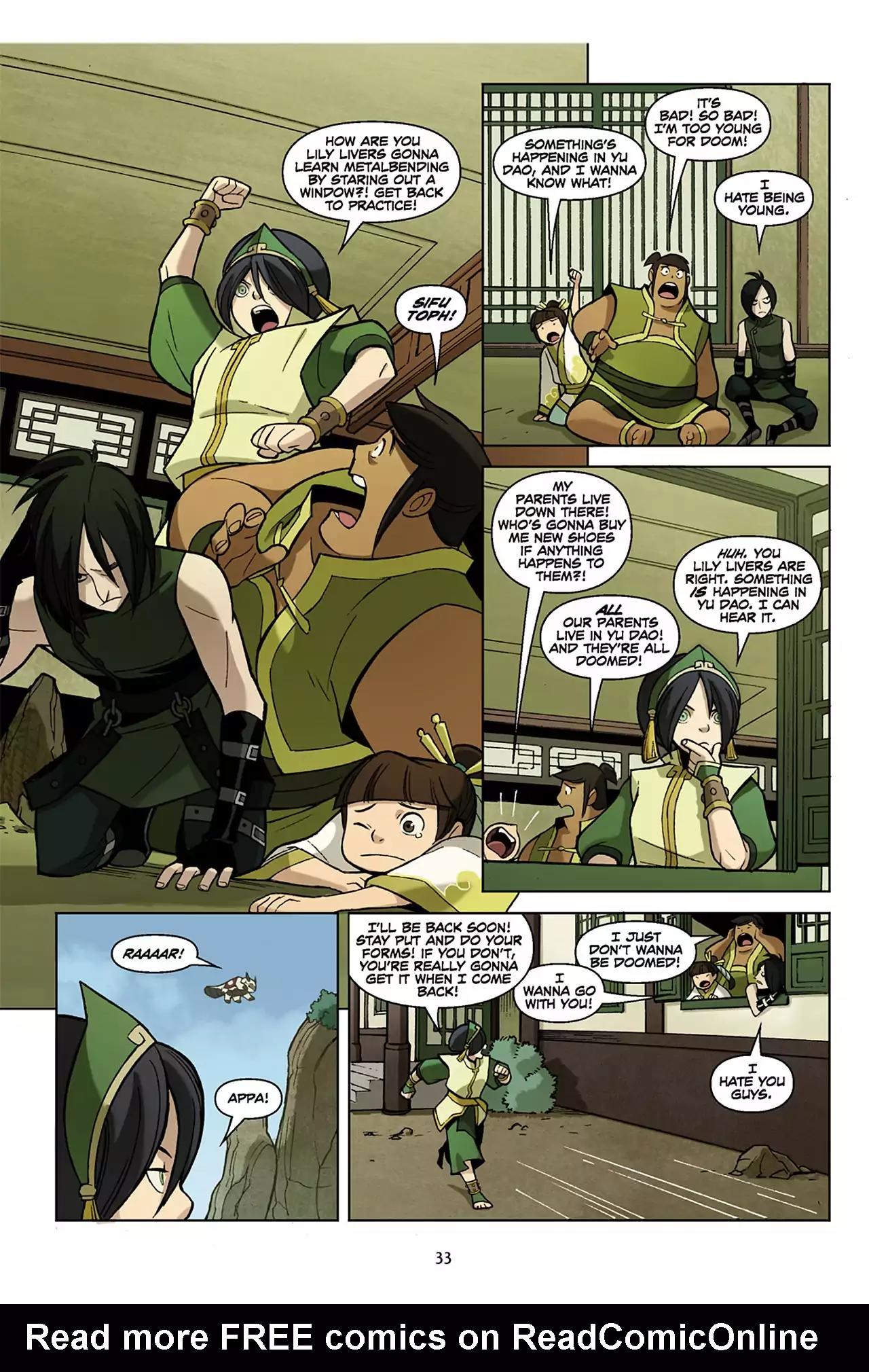 Avatar The Last Airbender - The Promise Chapter 1 page 34 - Chapter 1