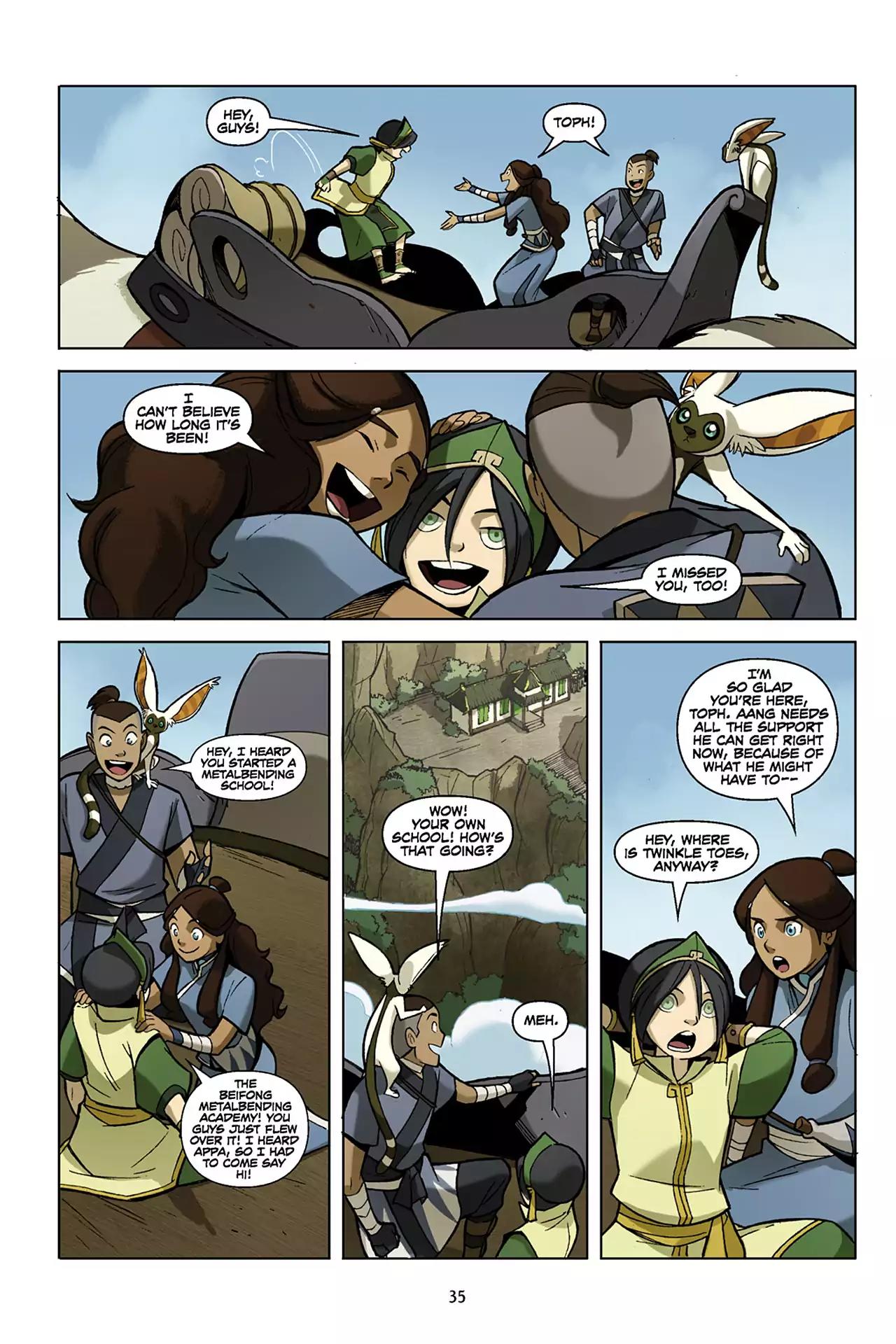 Avatar The Last Airbender - The Promise Chapter 1 page 36 - Chapter 1