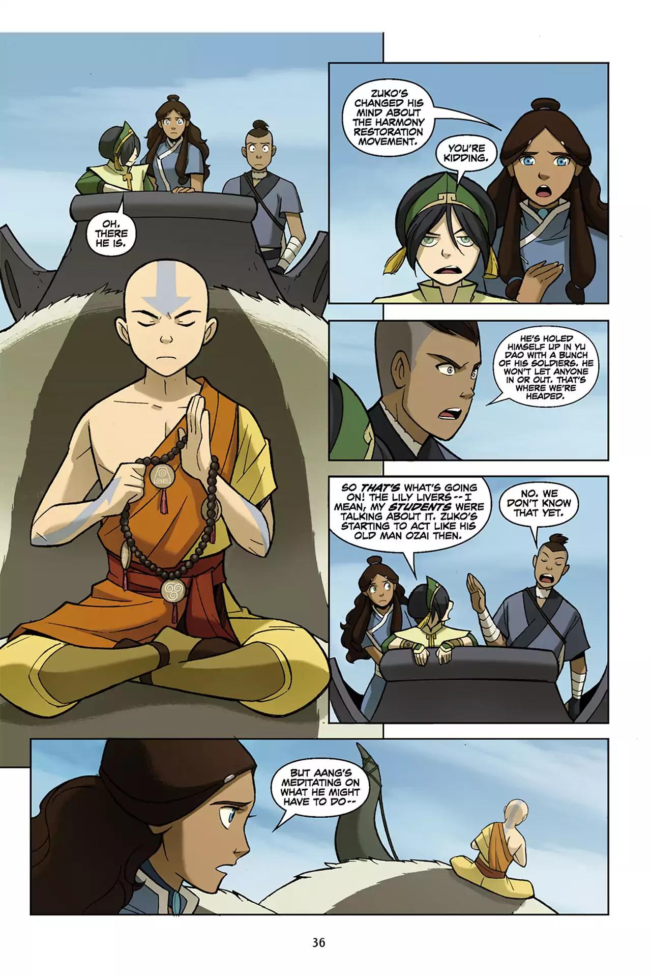 Avatar The Last Airbender - The Promise Chapter 1 page 37 - Chapter 1