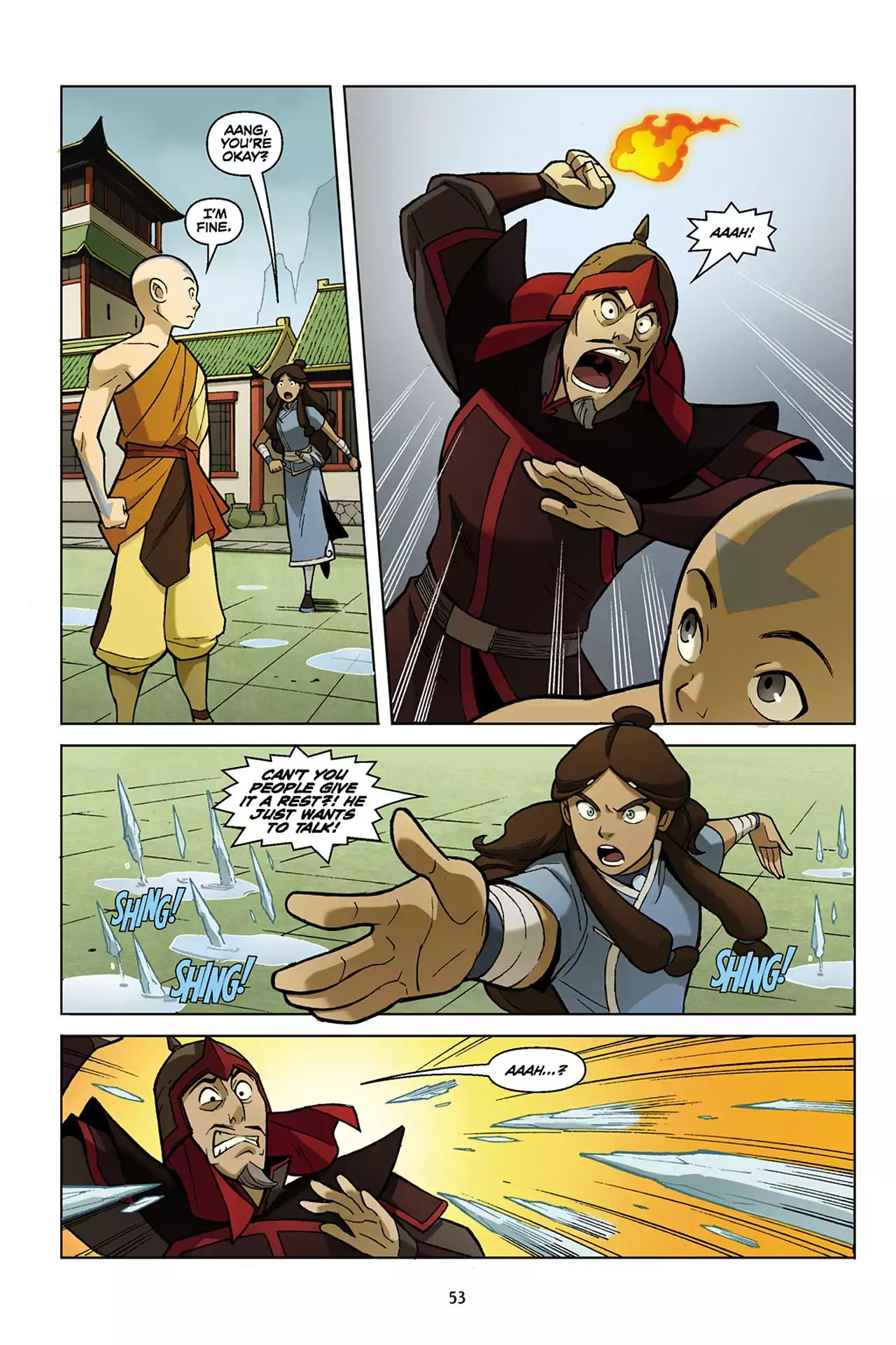 Avatar The Last Airbender - The Promise Chapter 1 page 54 - Chapter 1