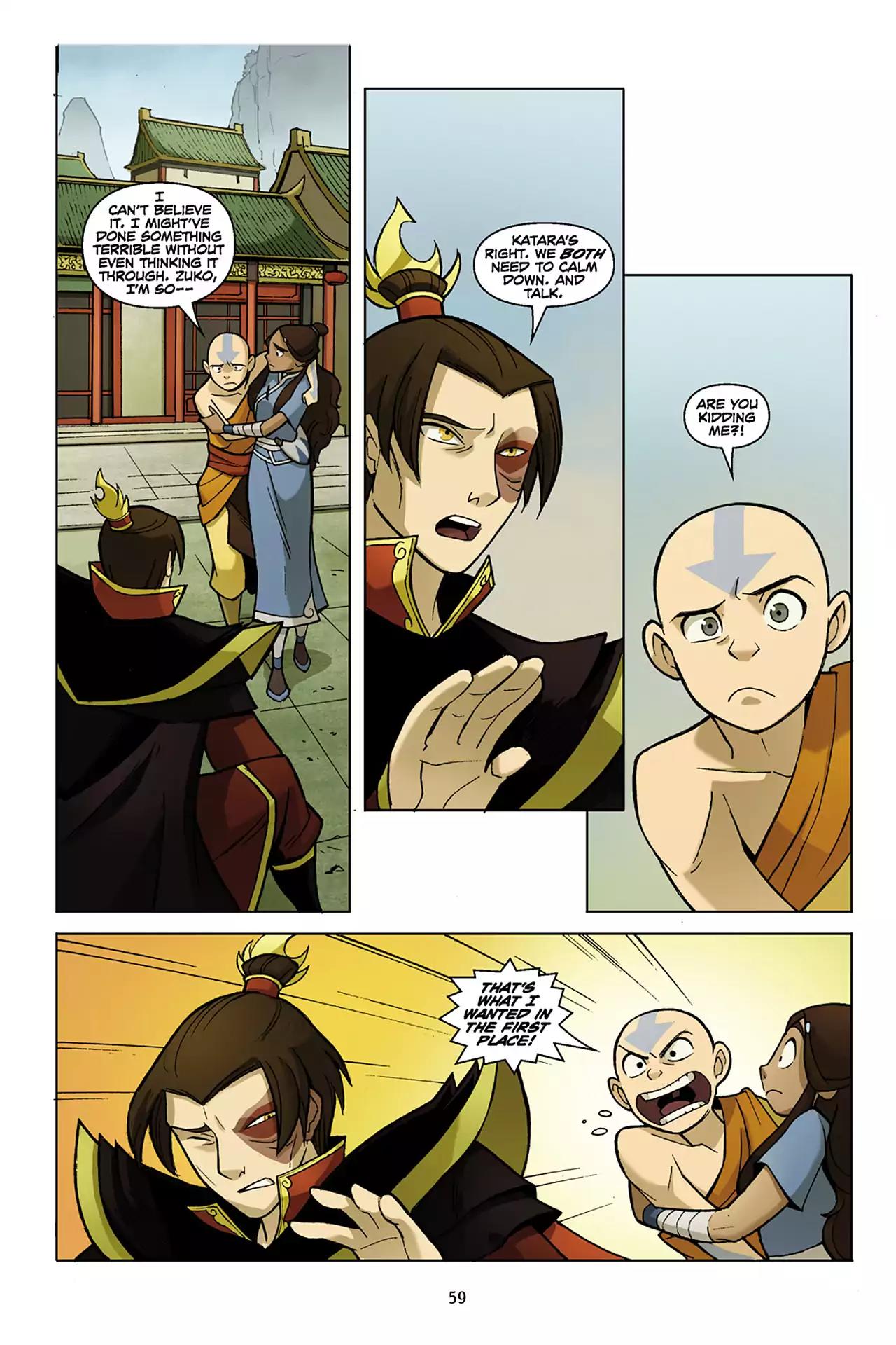 Avatar The Last Airbender - The Promise Chapter 1 page 60 - Chapter 1