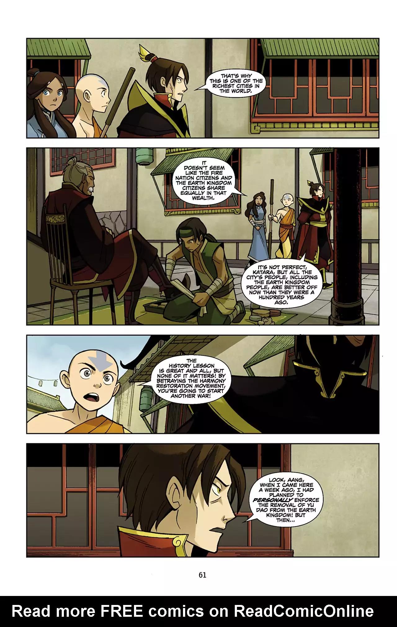 Avatar The Last Airbender - The Promise Chapter 1 page 62 - Chapter 1