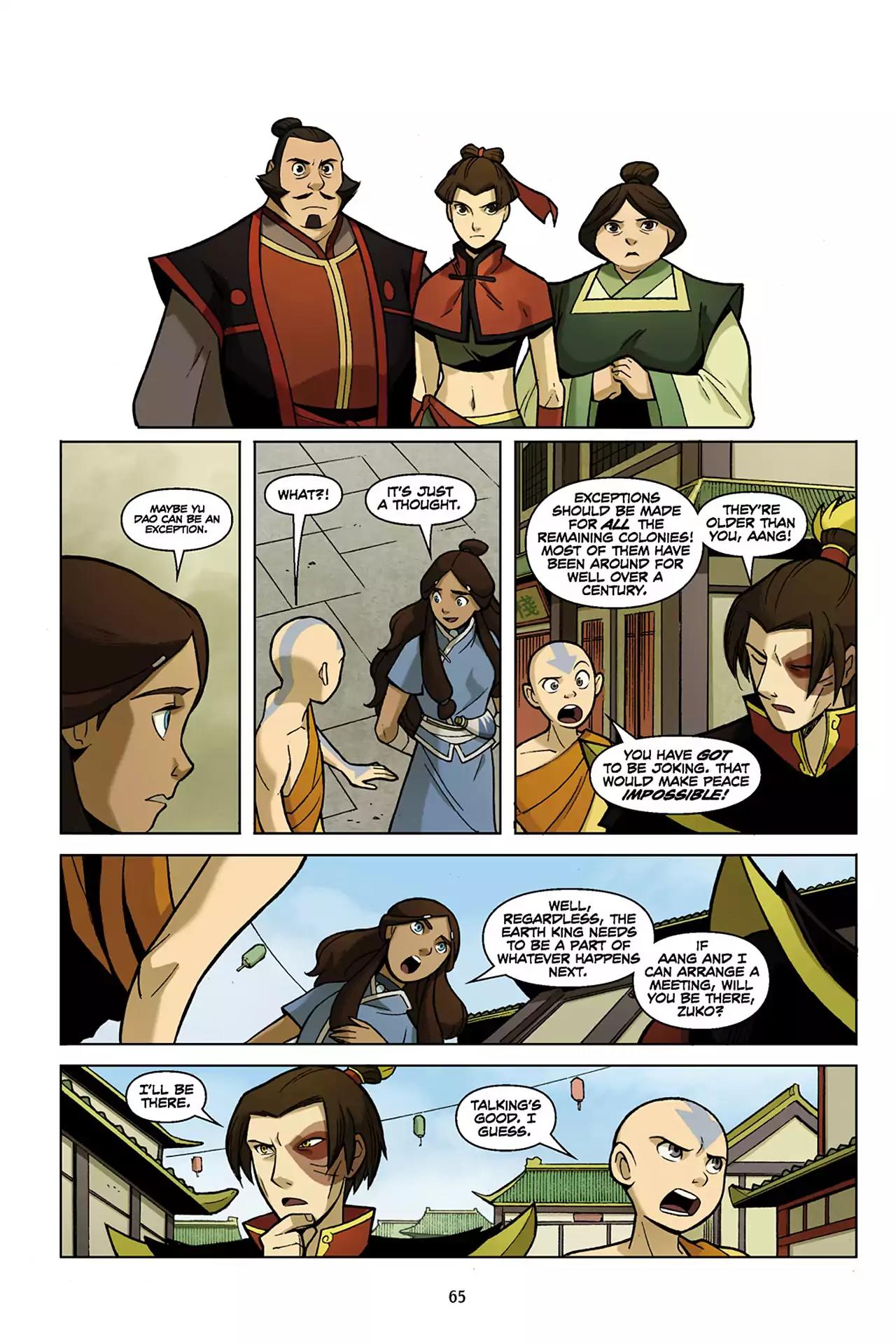 Avatar The Last Airbender - The Promise Chapter 1 page 66 - Chapter 1