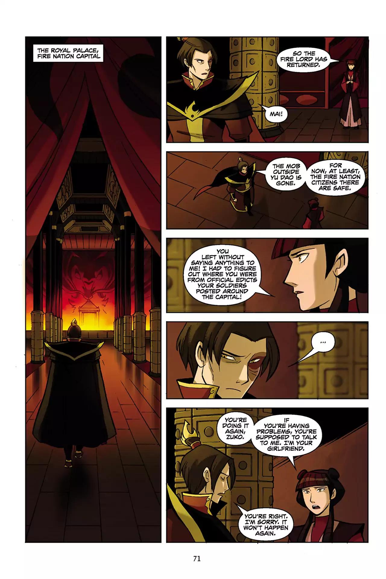 Avatar The Last Airbender - The Promise Chapter 1 page 72 - Chapter 1