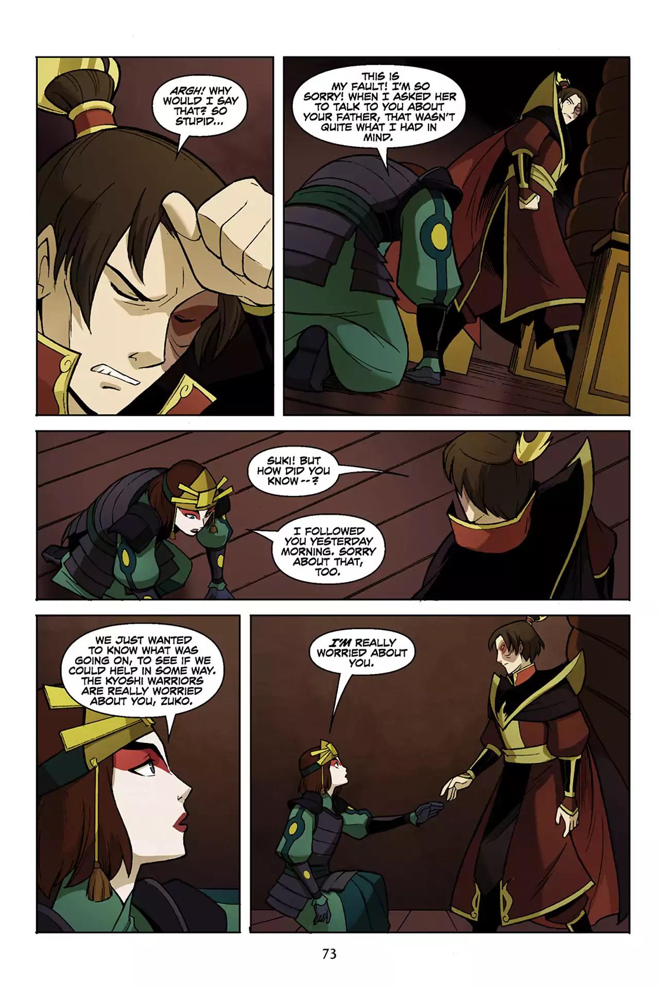 Avatar The Last Airbender - The Promise Chapter 2 page 74 - Chapter 2