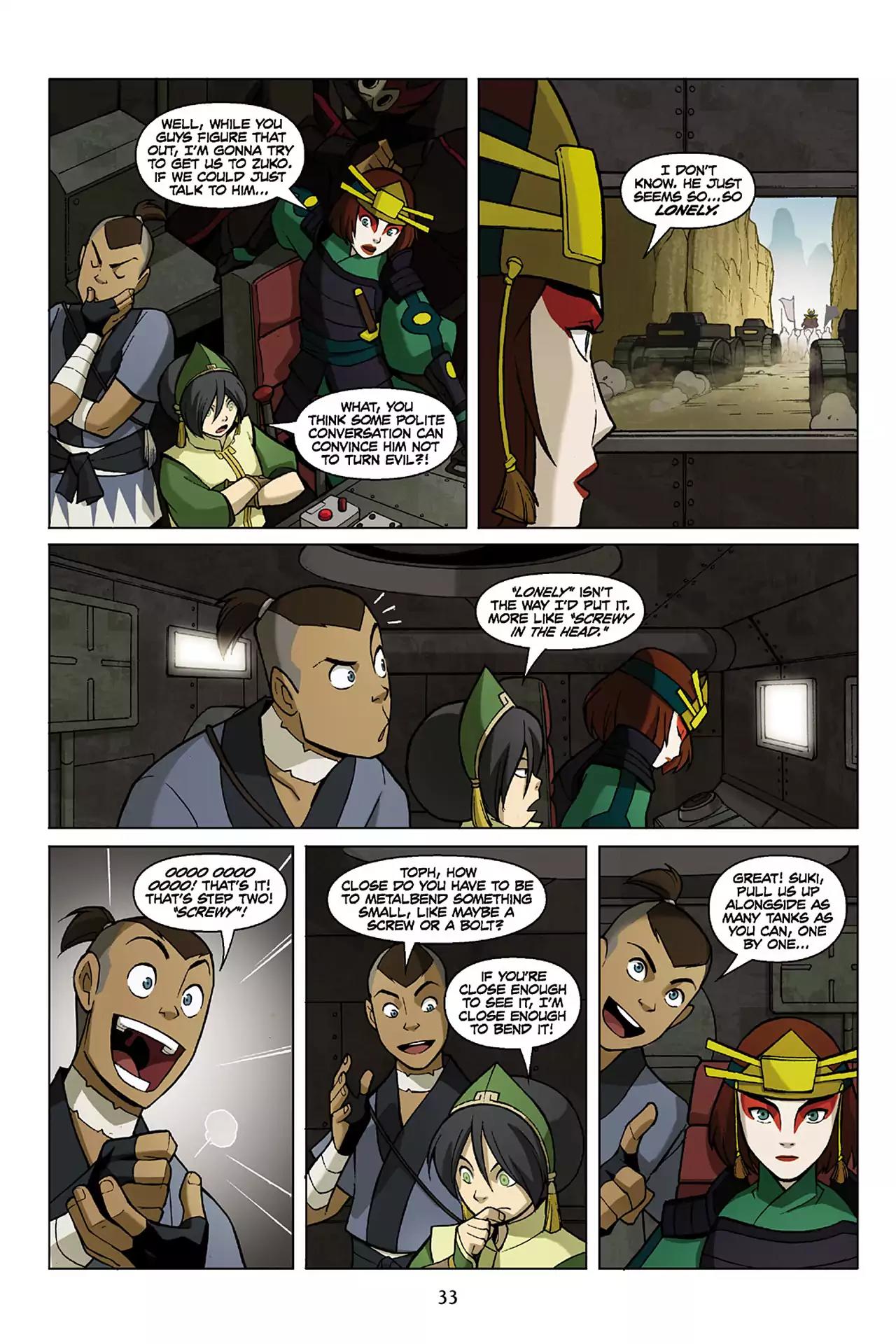 Avatar The Last Airbender - The Promise Chapter 3 page 34 - Chapter 3