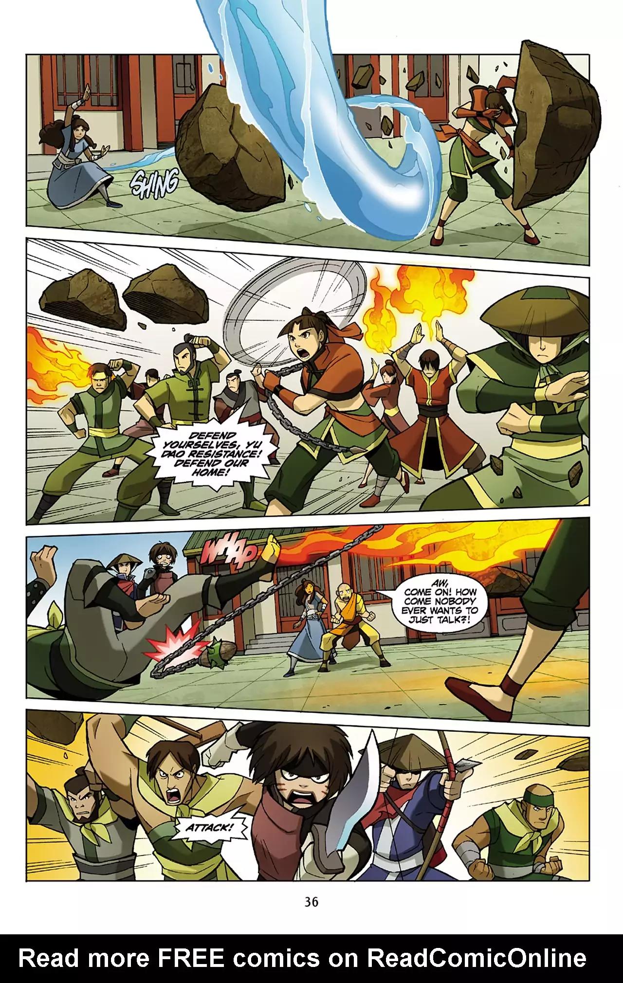 Avatar The Last Airbender - The Promise Chapter 3 page 37 - Chapter 3