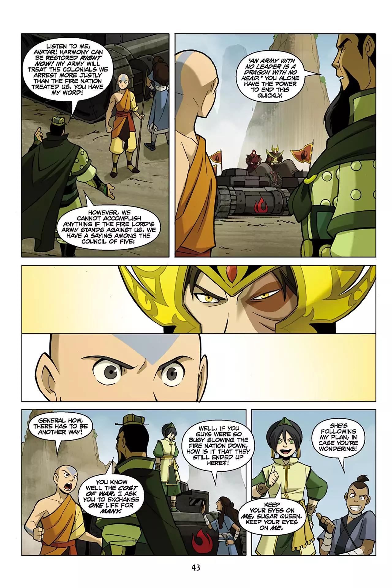 Avatar The Last Airbender - The Promise Chapter 3 page 43 - Chapter 3