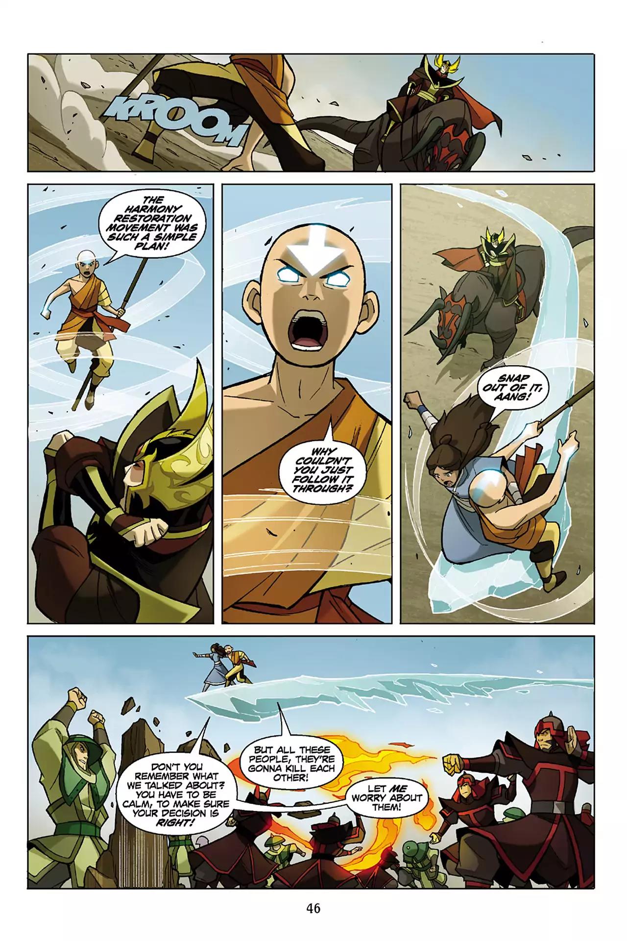Avatar The Last Airbender - The Promise Chapter 3 page 46 - Chapter 3