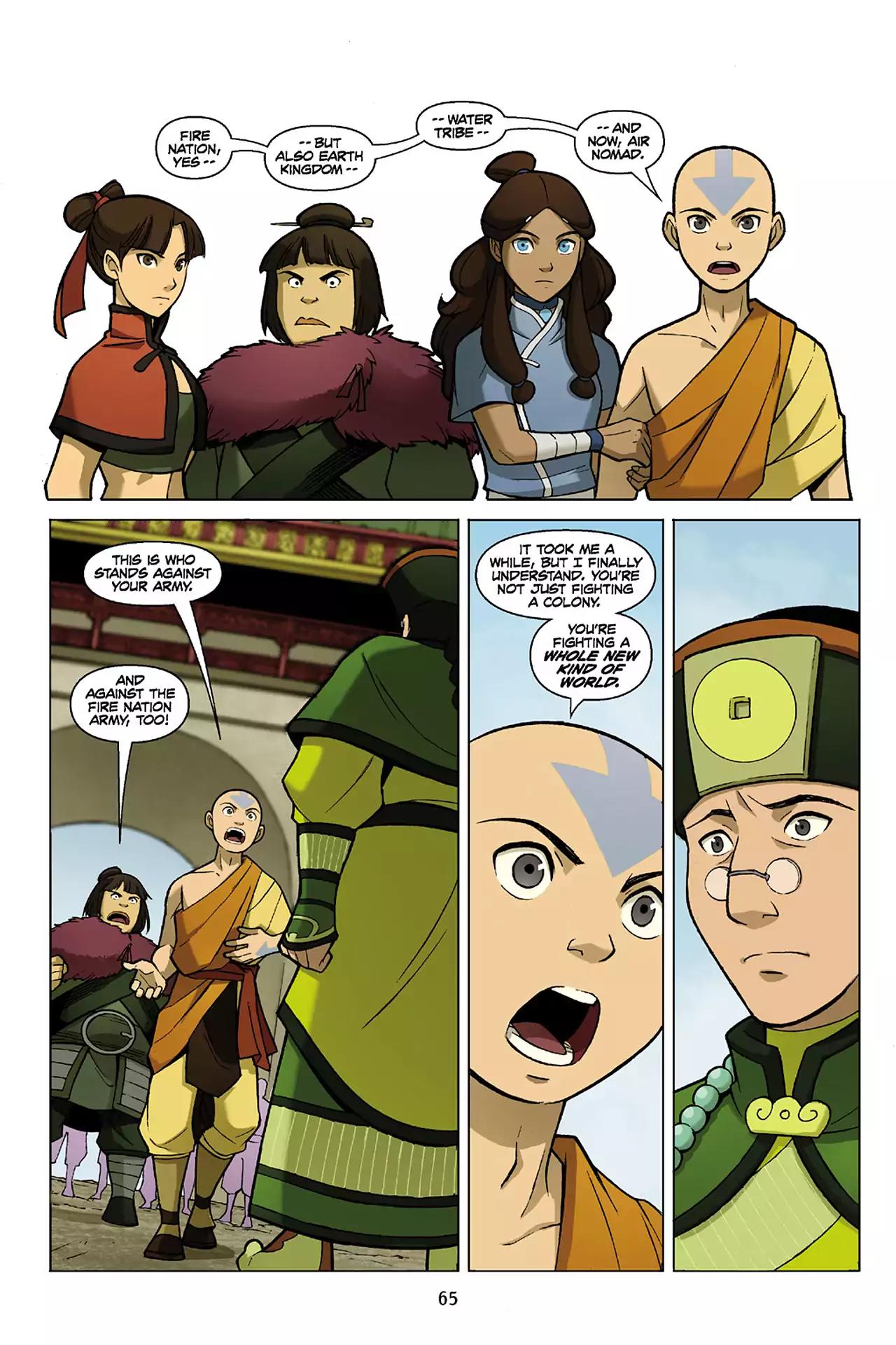 Avatar The Last Airbender - The Promise Chapter 3 page 65 - Chapter 3