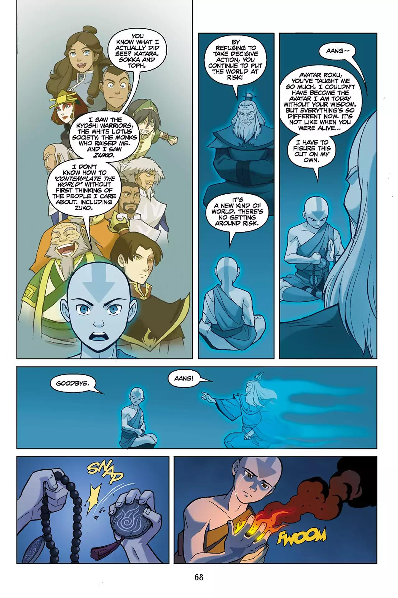 Avatar The Last Airbender - The Promise Chapter 3 page 68 - Chapter 3