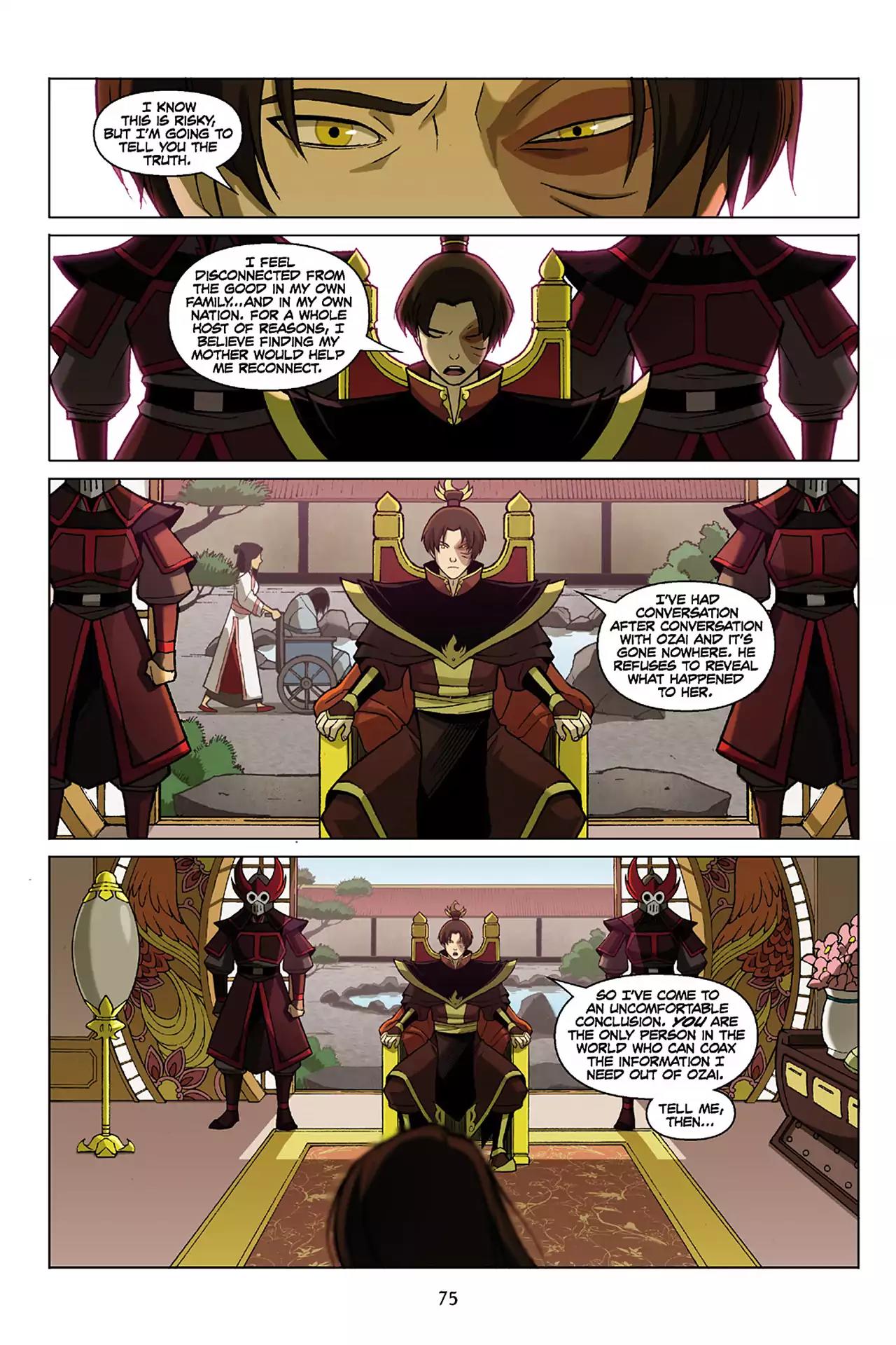 Avatar The Last Airbender - The Promise Chapter 3 page 75 - Chapter 3