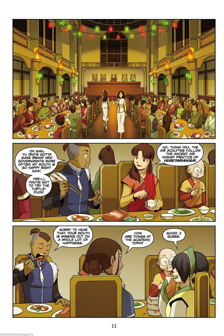 Avatar: The Last Airbender - The Rift Chapter 1 page 12 - Chapter 1