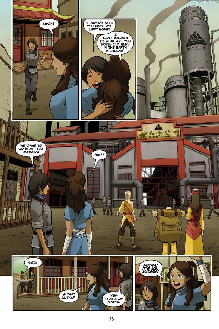 Avatar: The Last Airbender - The Rift Chapter 1 page 33 - Chapter 1