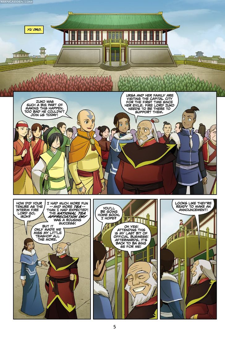 Avatar: The Last Airbender - The Rift Chapter 1 page 6 - Chapter 1